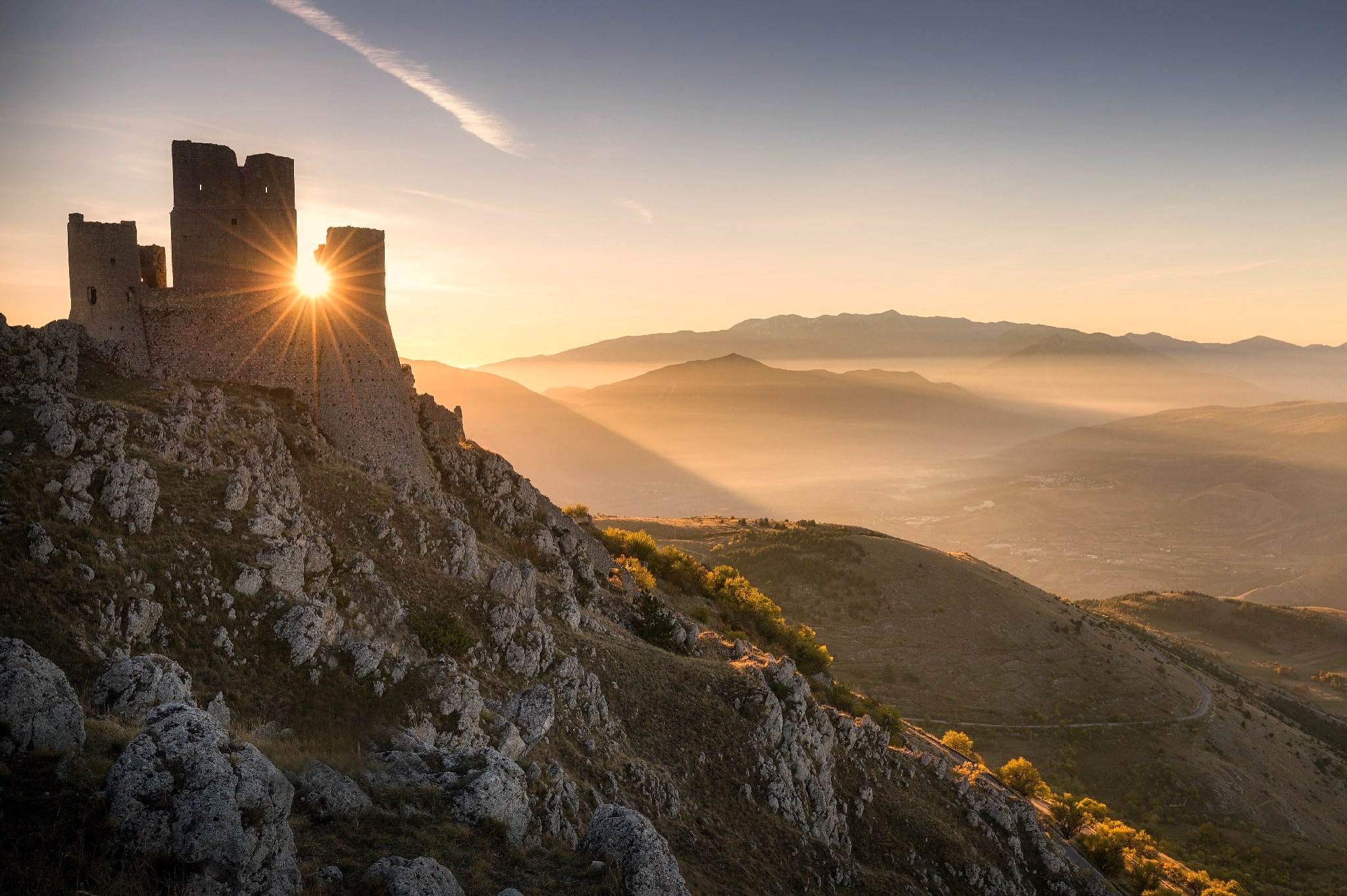 Alba a Rocca calascio