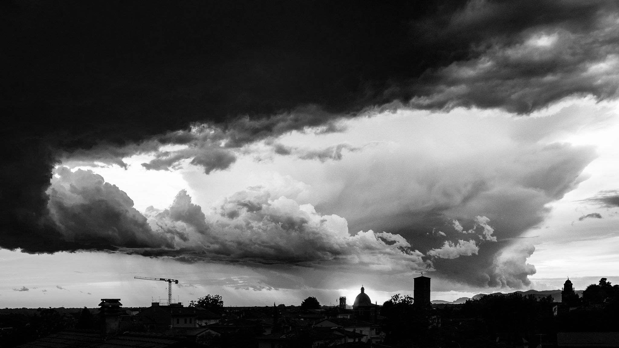 Late summer thunderstorm