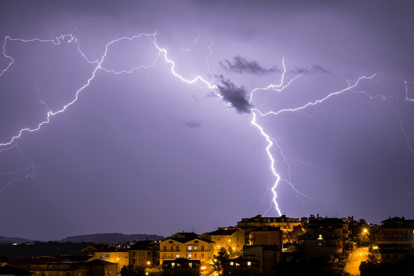 tempesta sul fermano