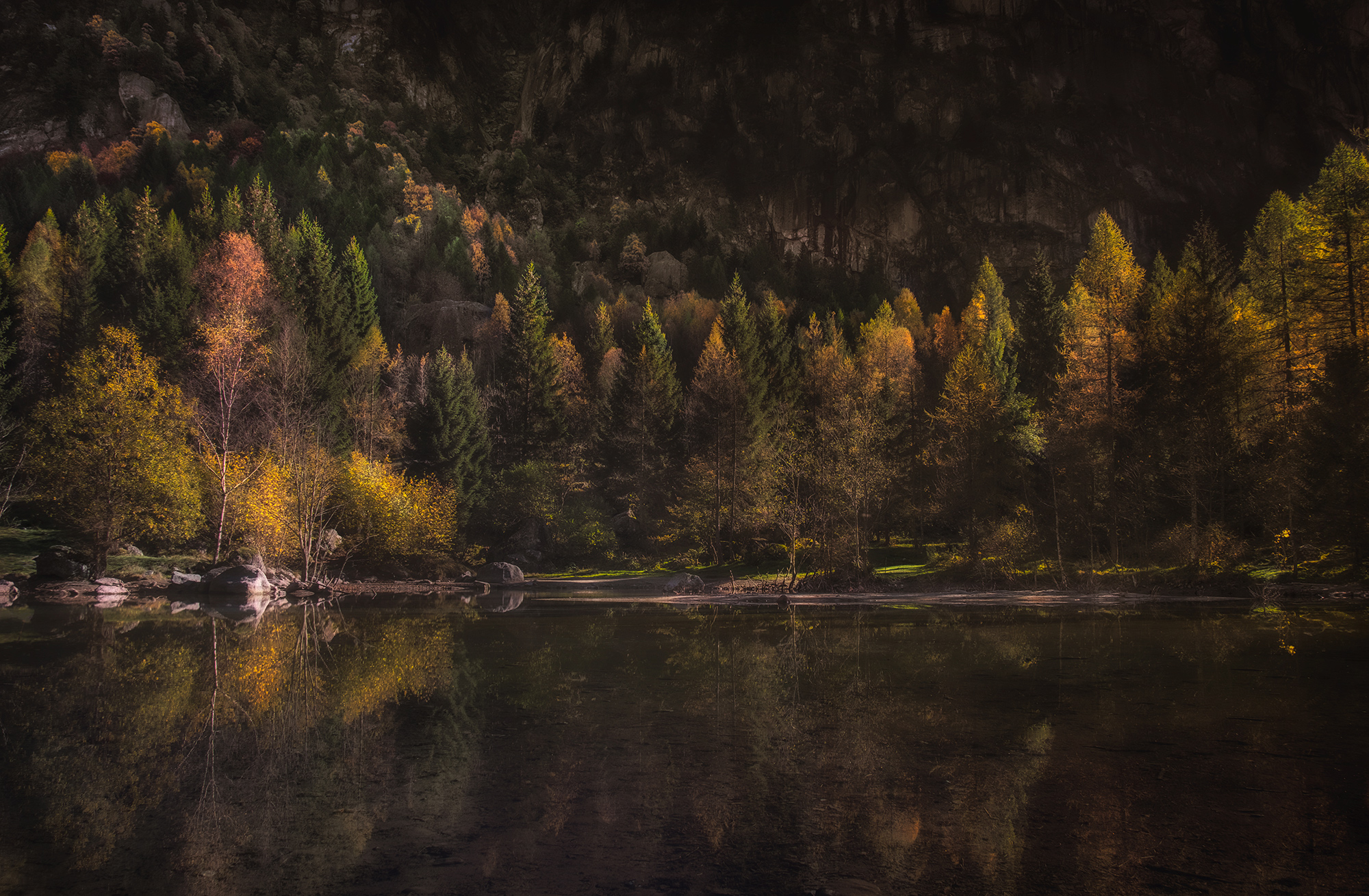 Il laghetto in Val di Mello