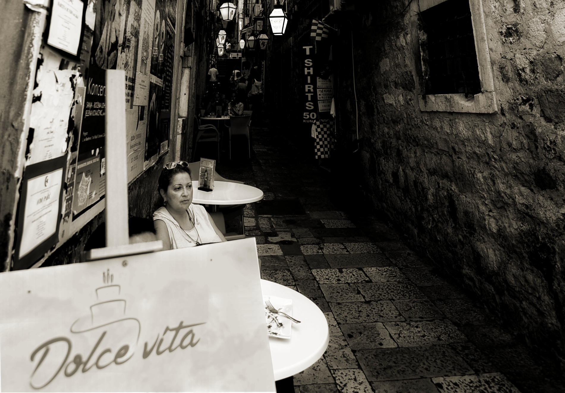 the lady is not convinced