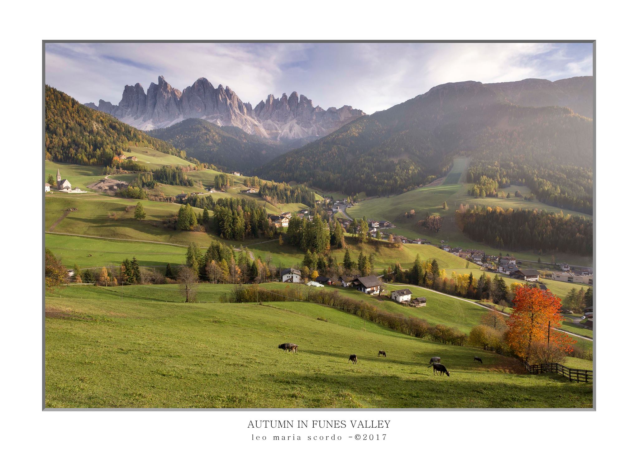 autumn in Funes Valley