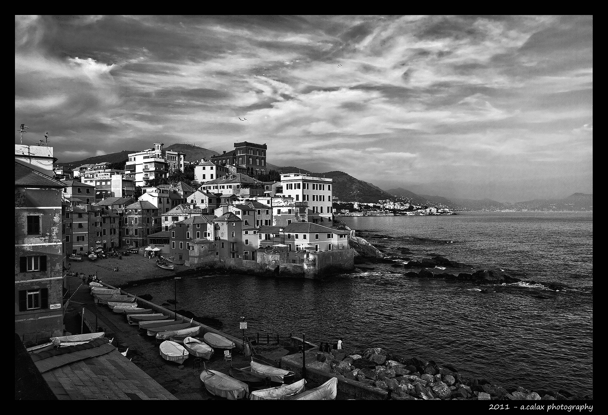 Boccadasse, BW