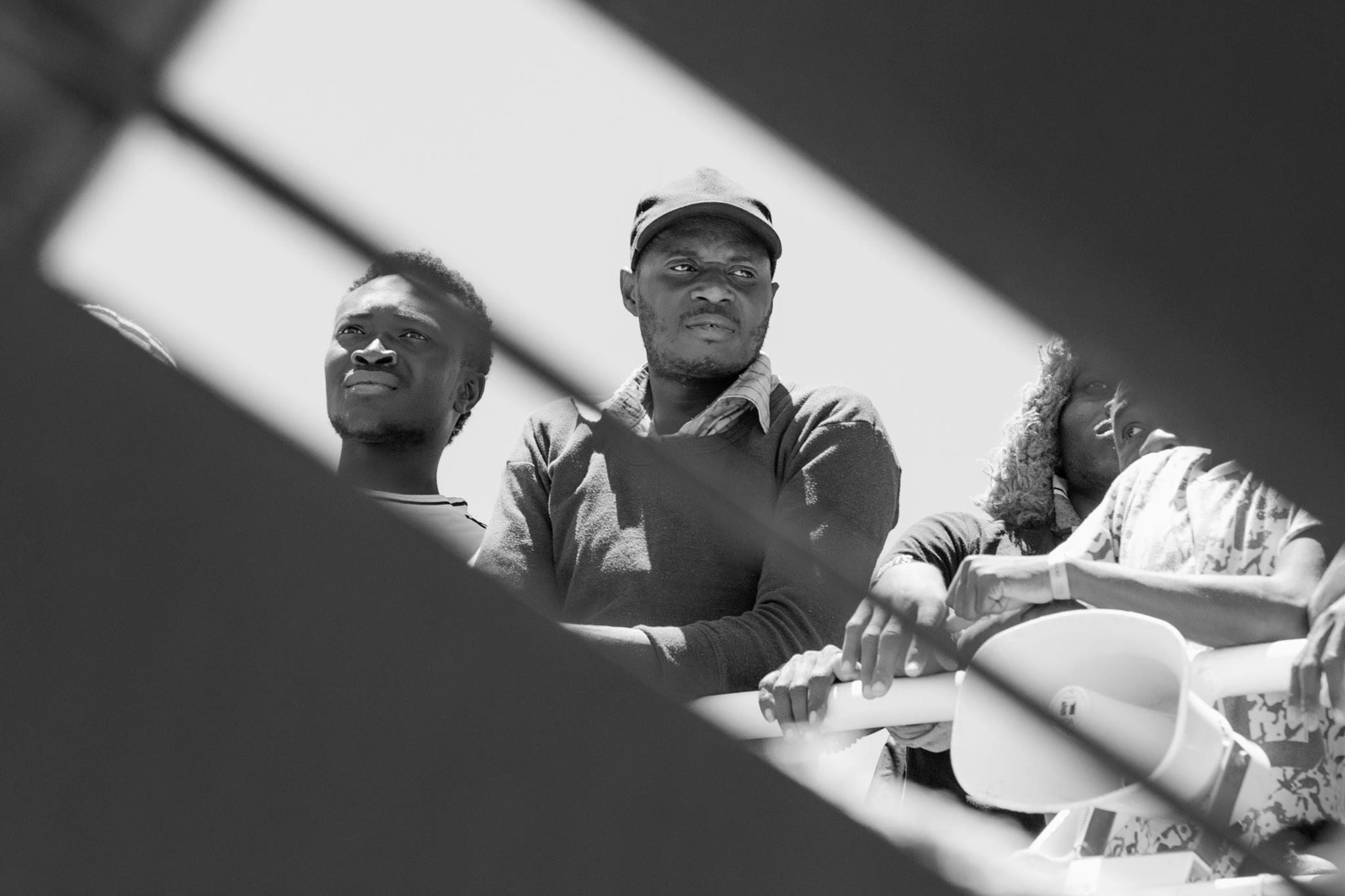 Migrant landing in Salerno