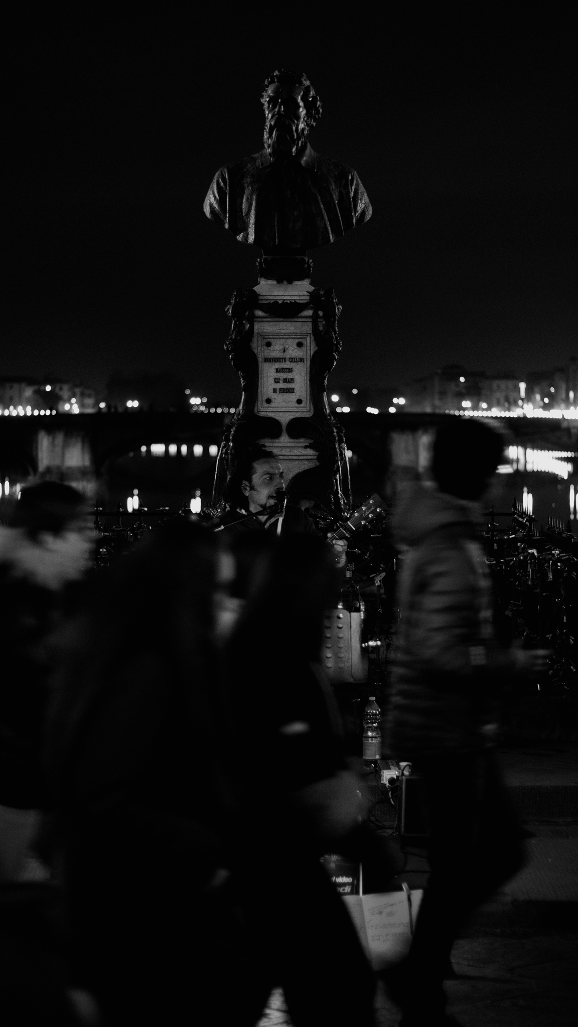 Street artist in Florence