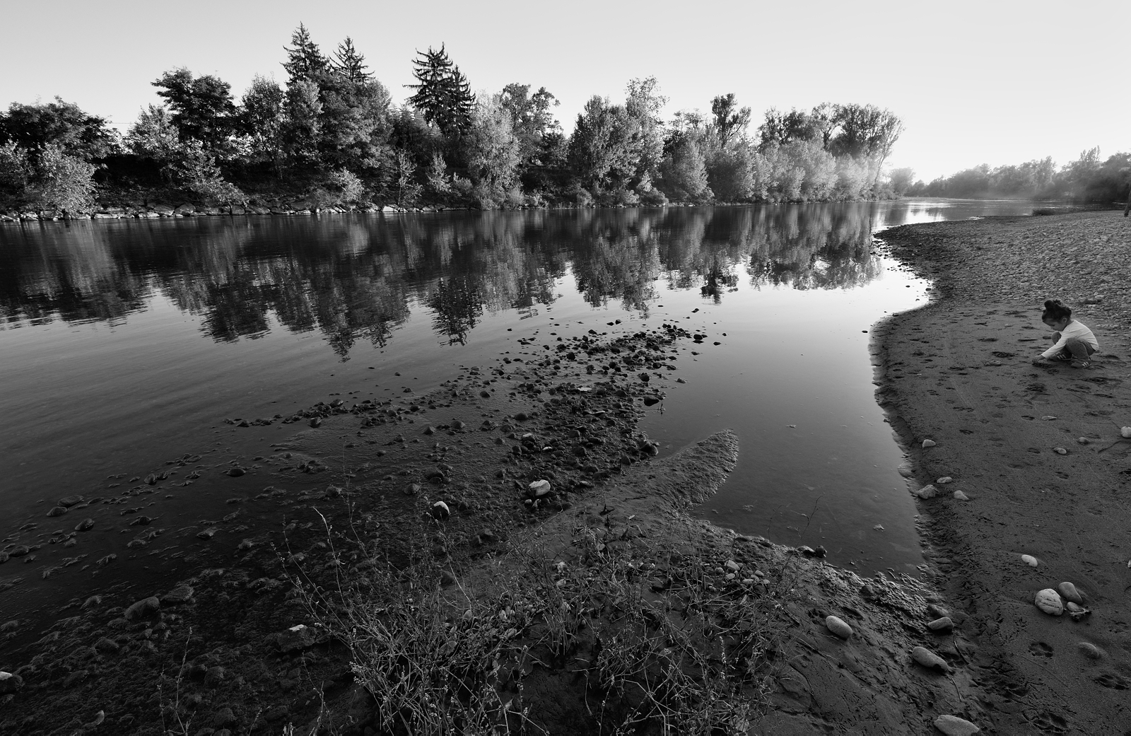 Games at the river bank