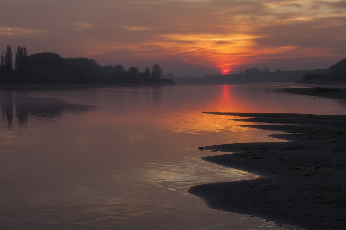 Sunrise at Borgoforte