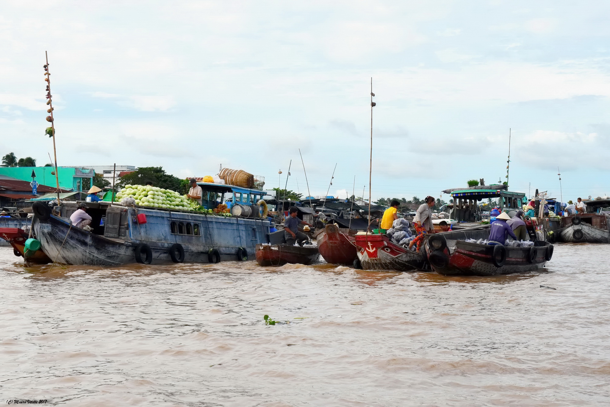 The market on the Mekong
