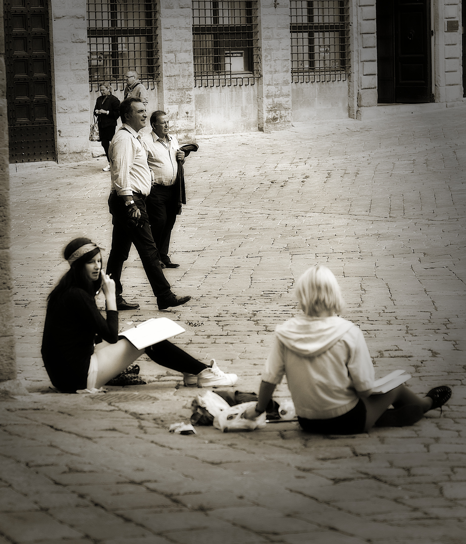 artisti o studenti di strada ?