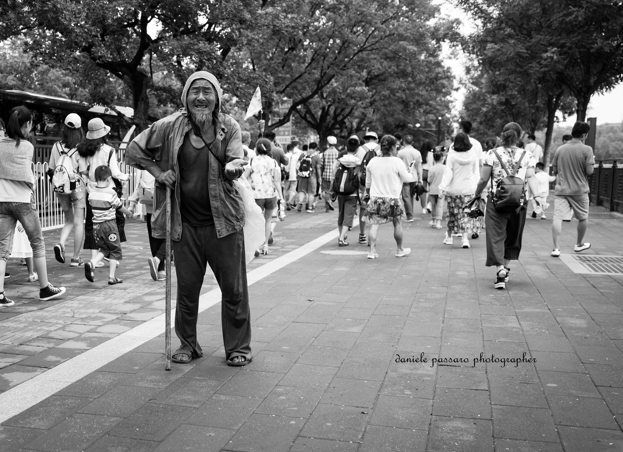 Pechino - mendicante