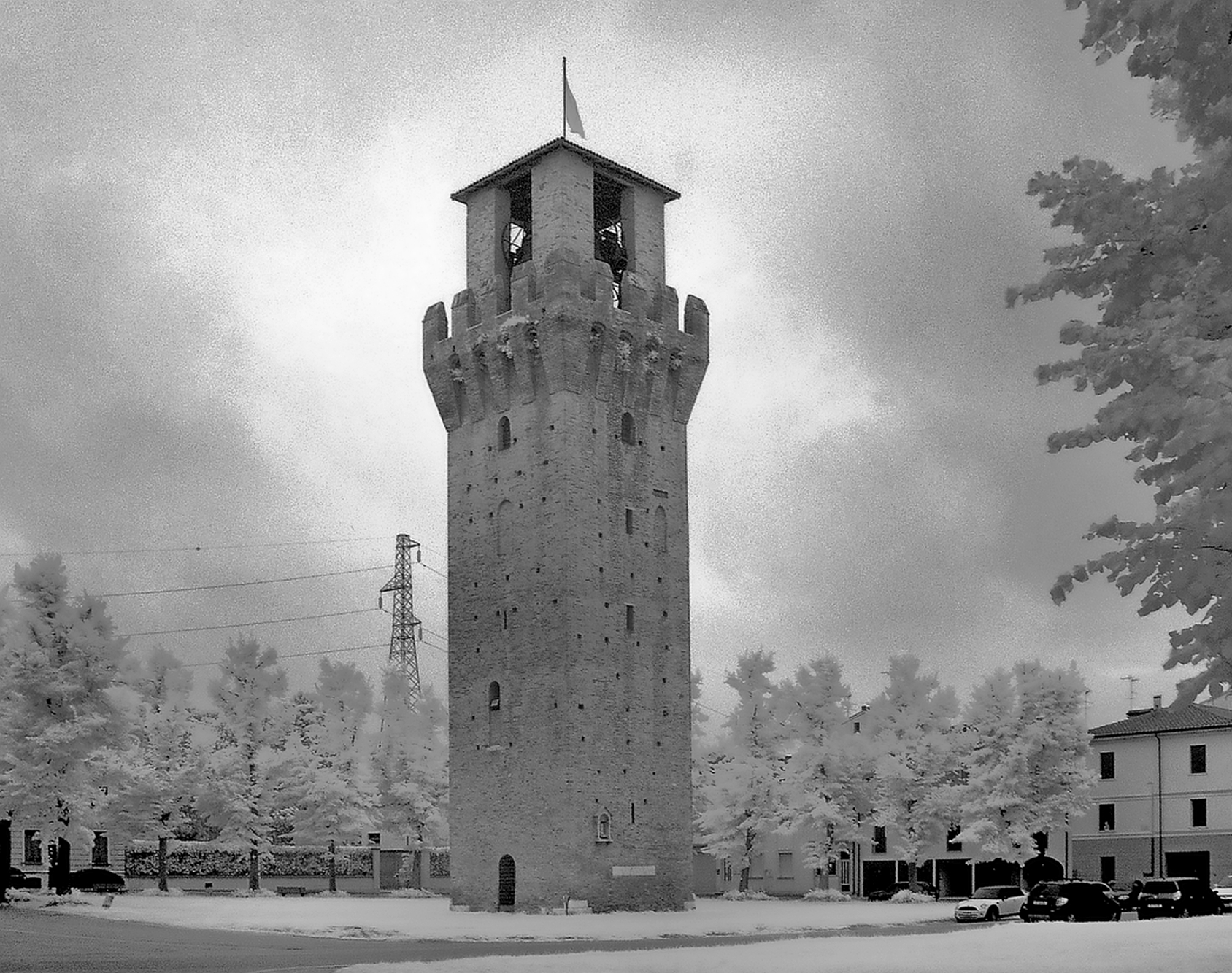 the Tower in front of the Revere Ducal Palace