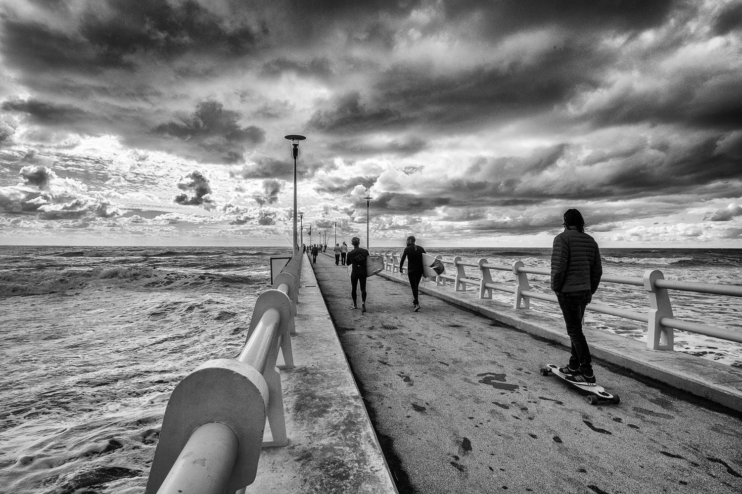 On the Pontile di Forte