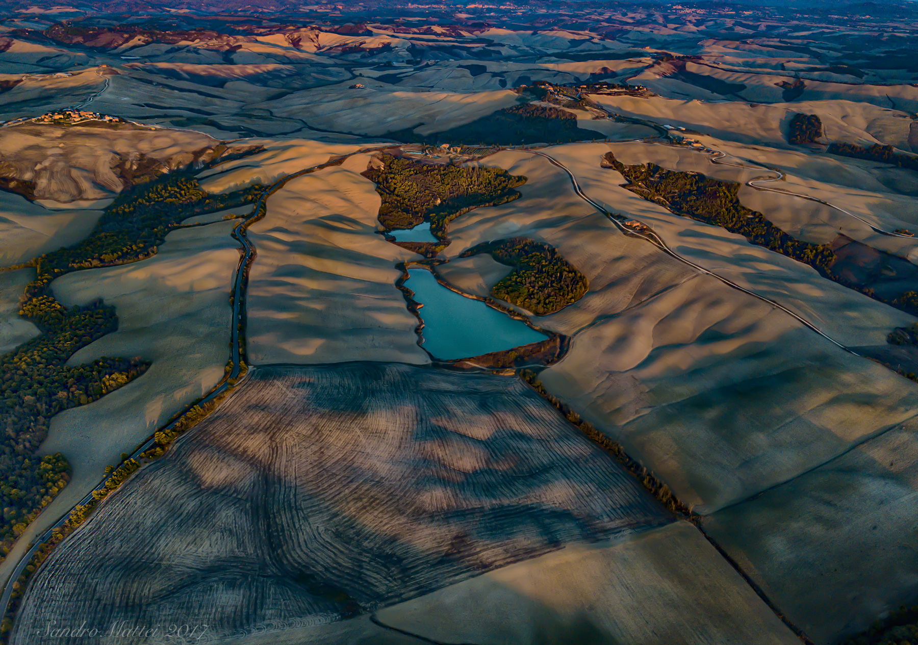 Giochi di luce al tramonto