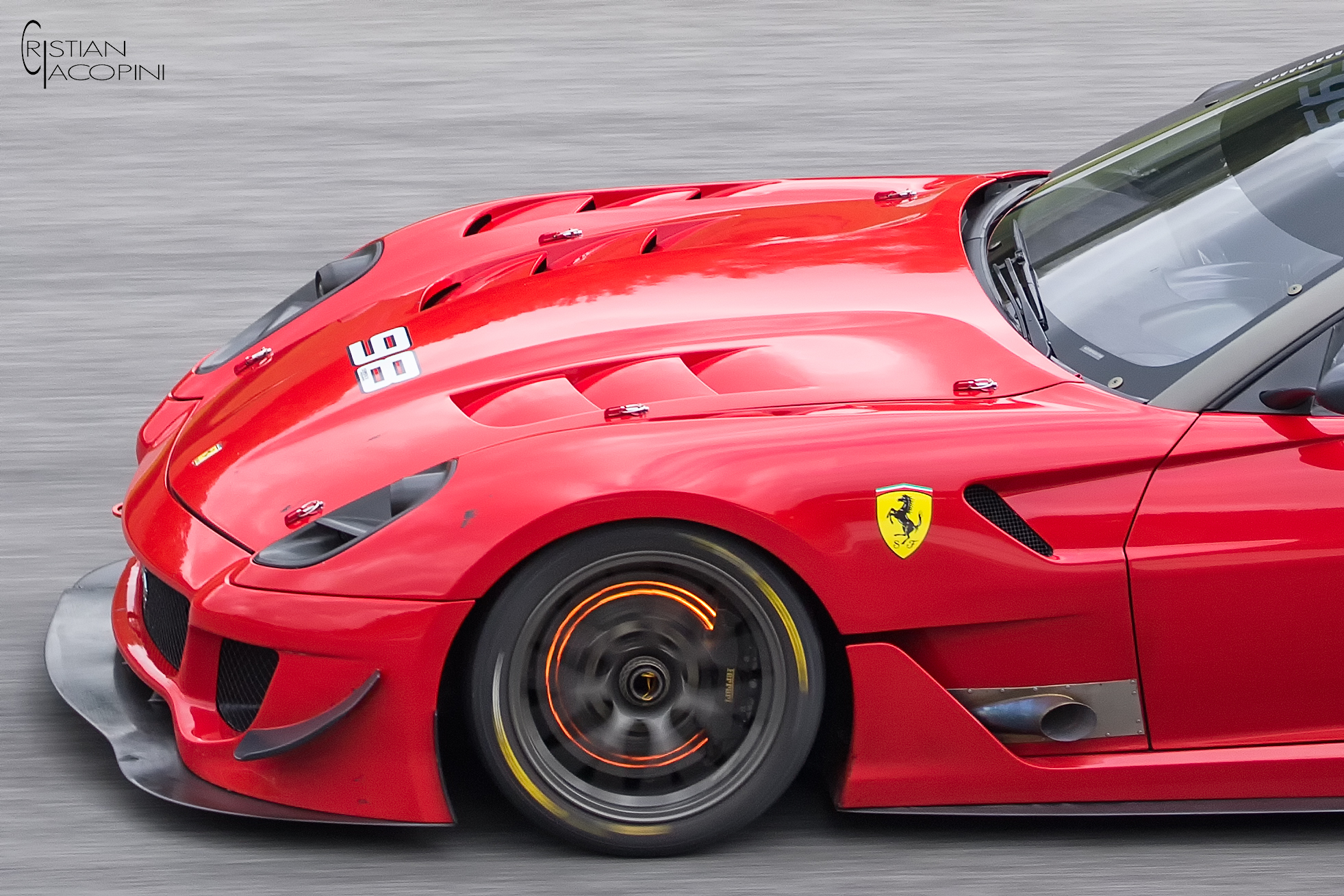 Red in the evening ...