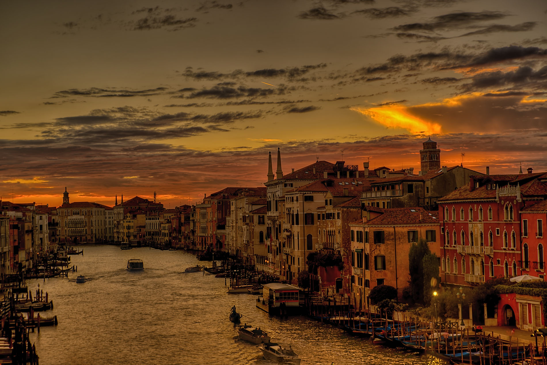 Sunset over the Grand Canal