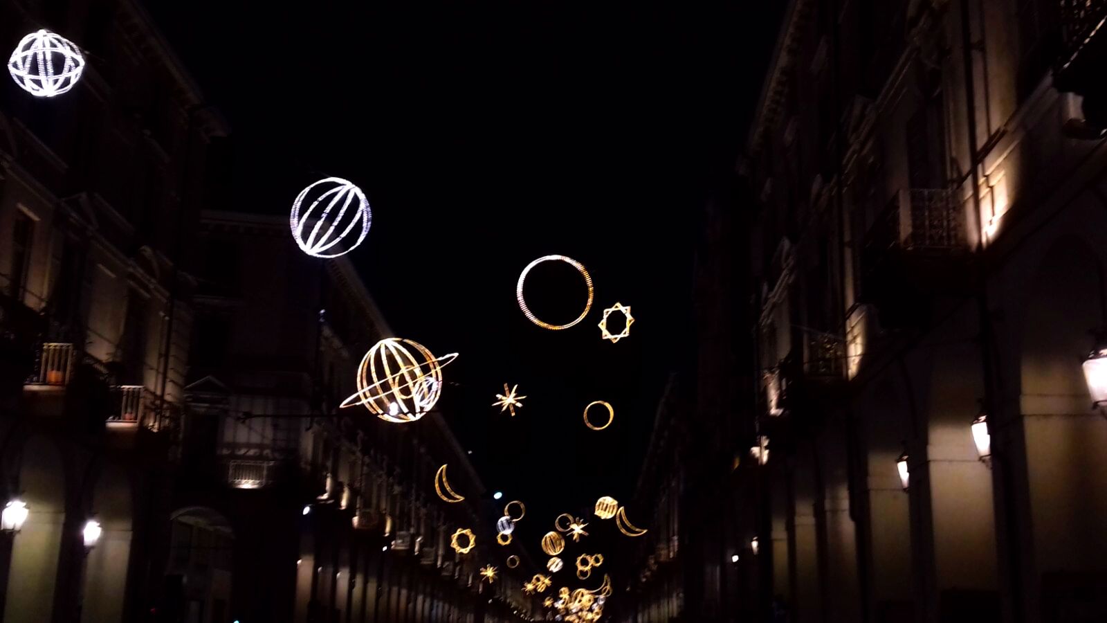 luci d' artista via po' ,torino