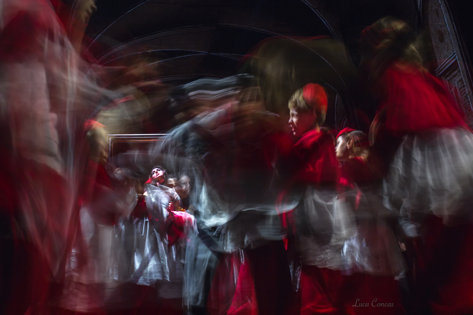 There are those who are standing and who moves