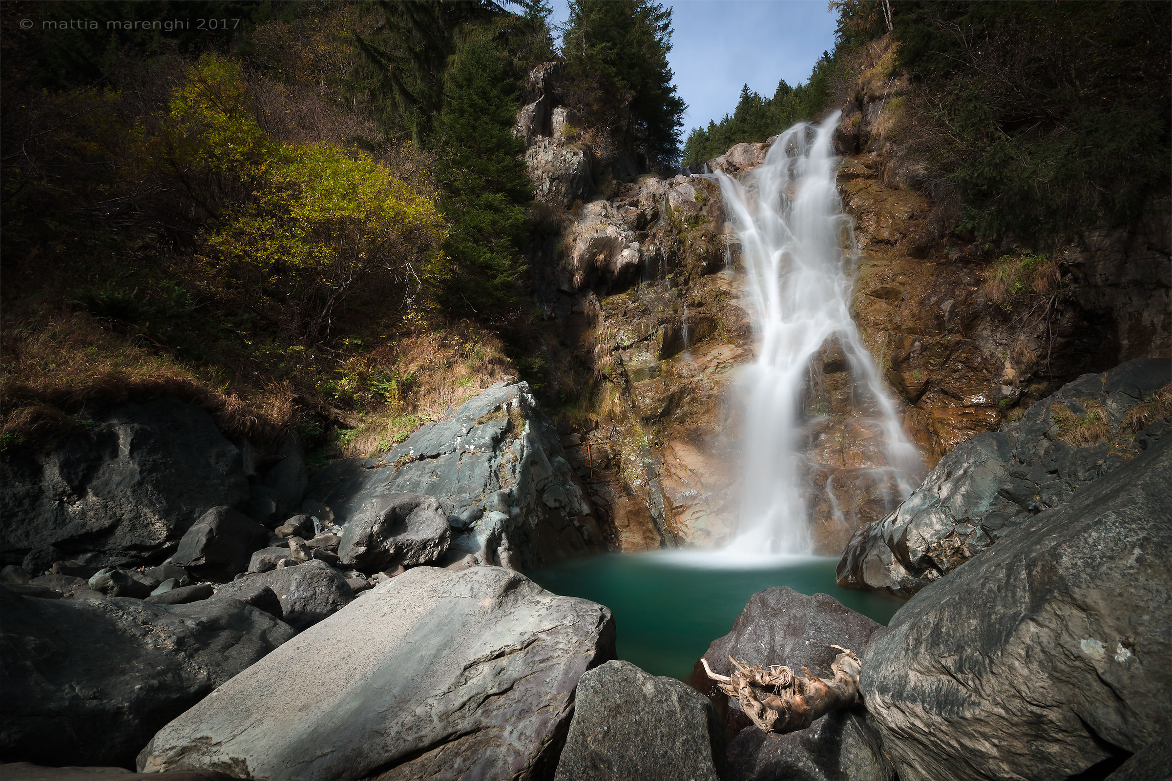 Cascata del Vo in autunno