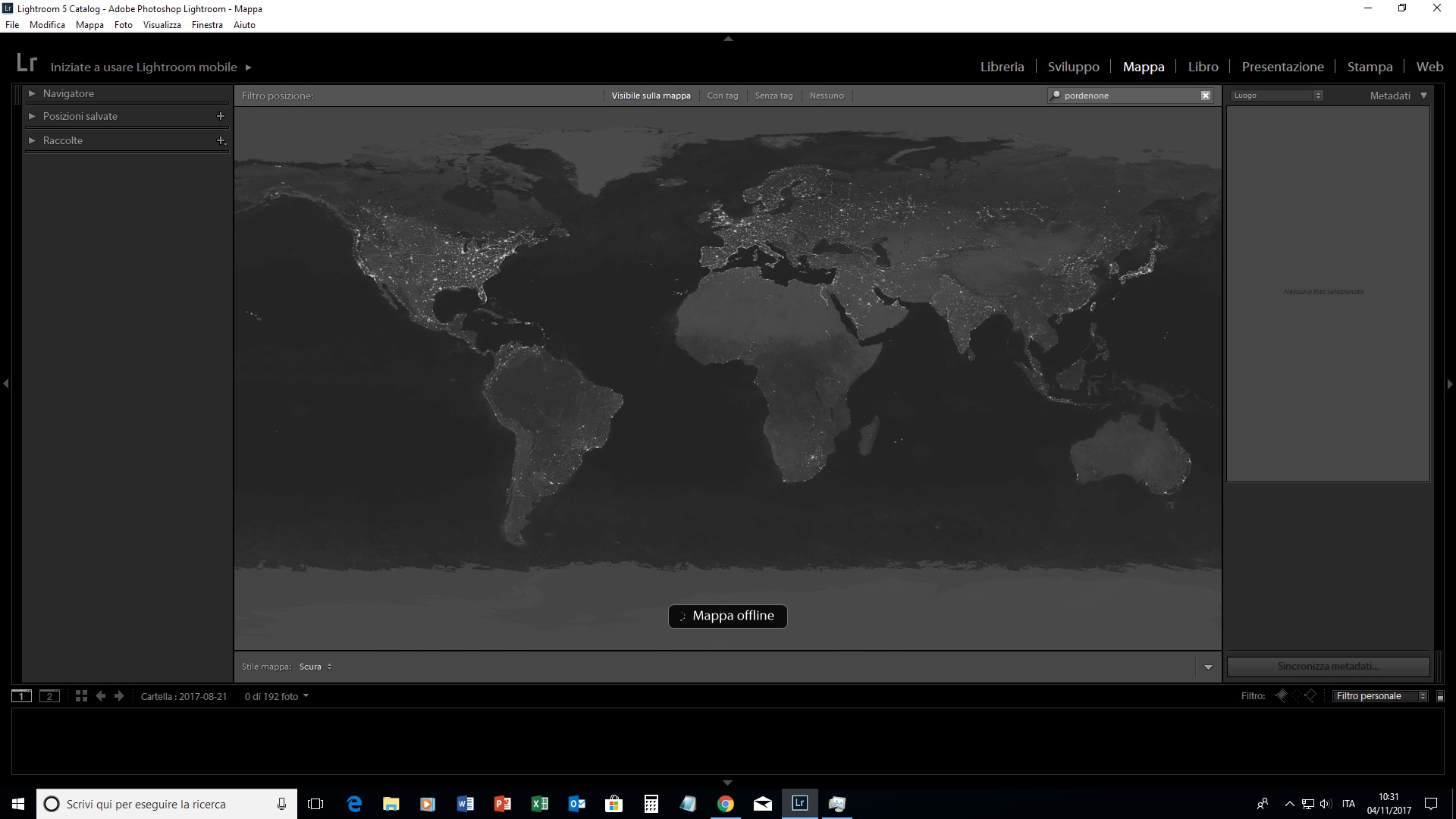 modulo mappa non caricato correttamente da LR