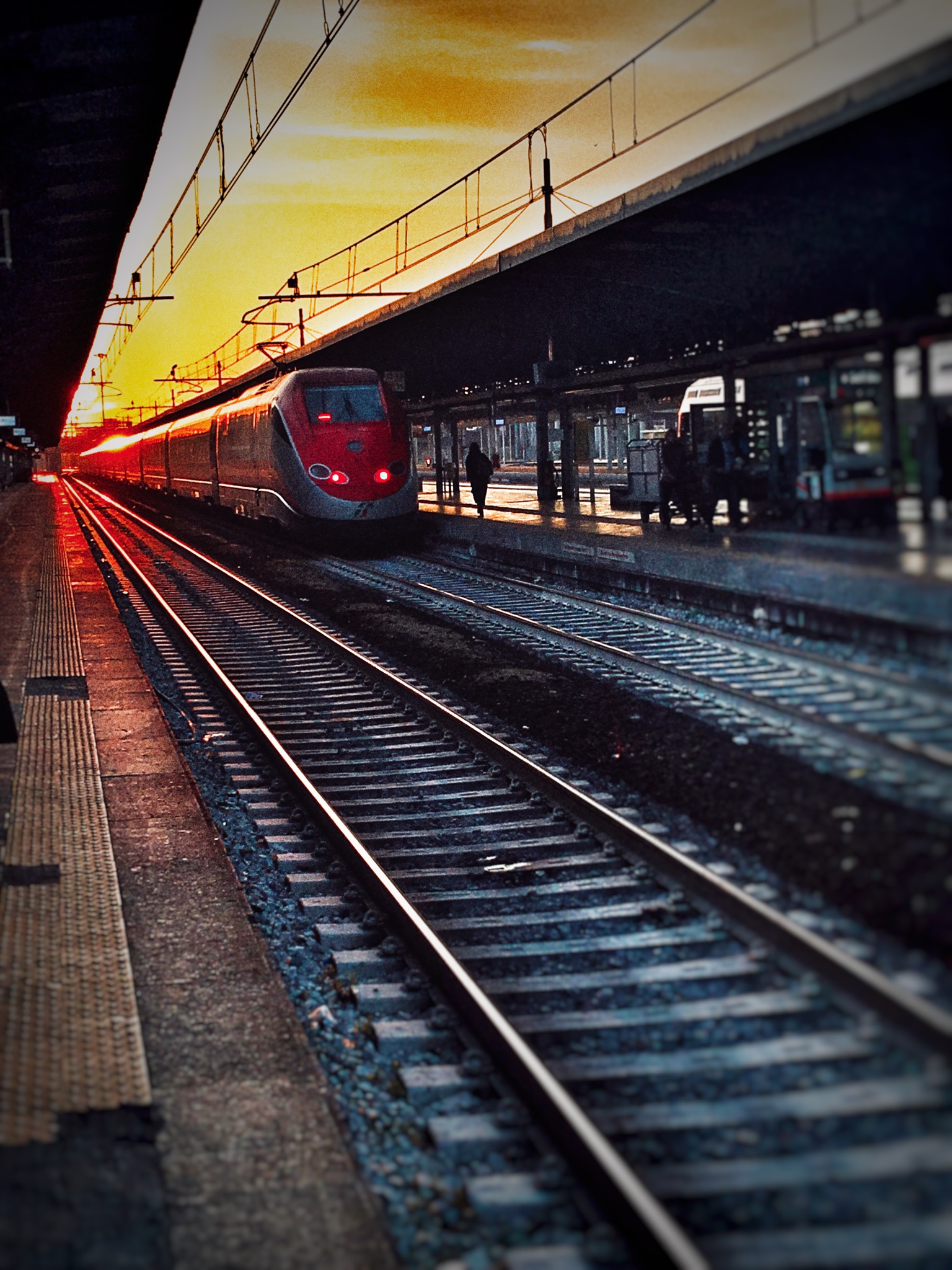 Sunset at Venice Station