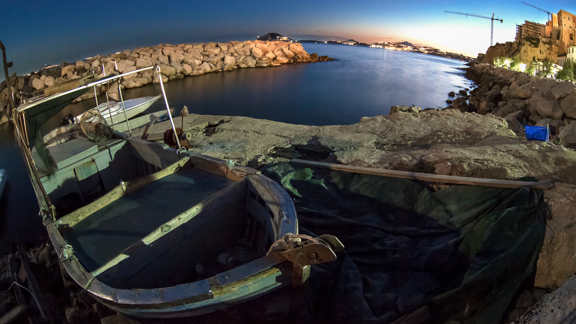 Abandoned pier in Pozzuoli