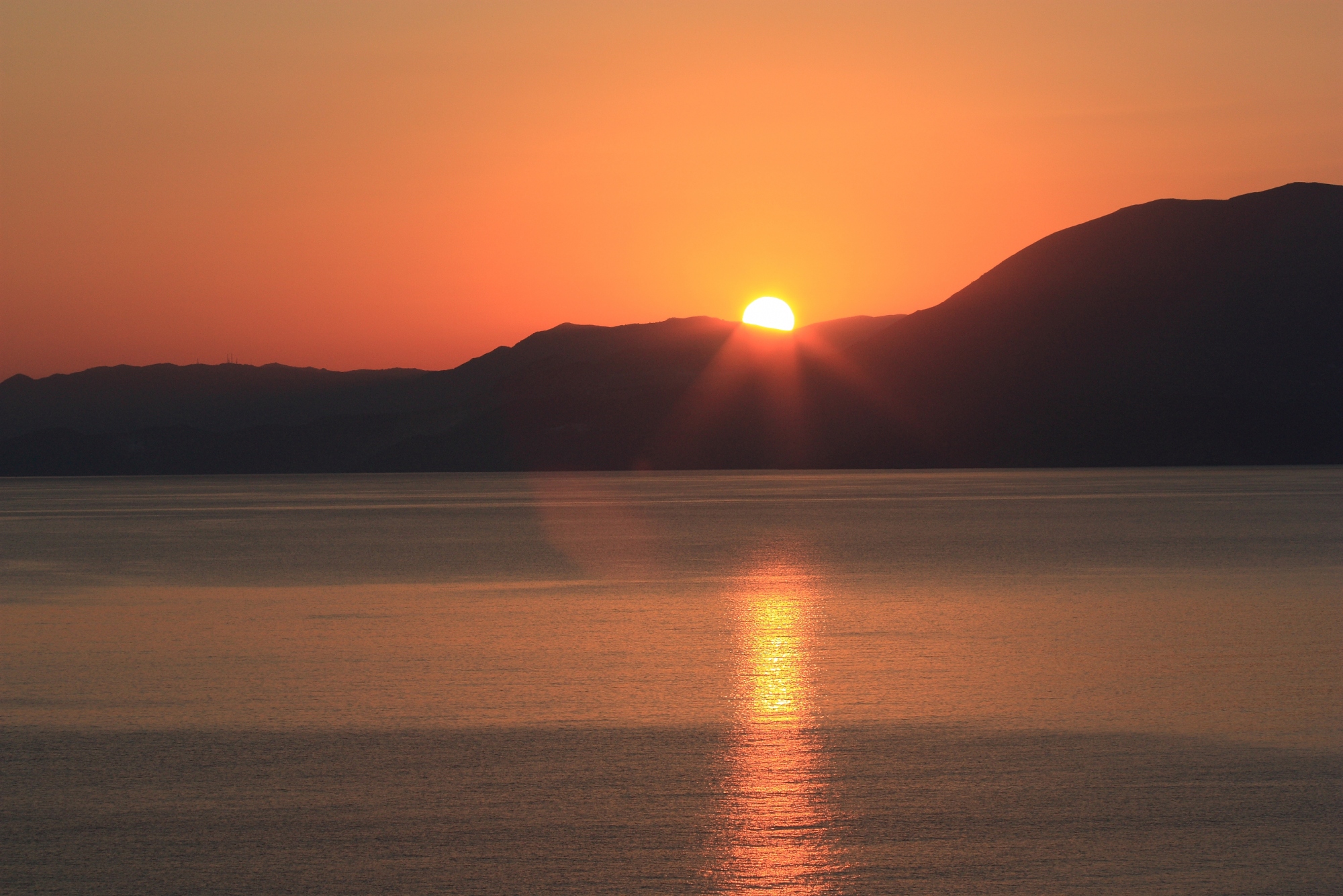 Sunrise in Crete