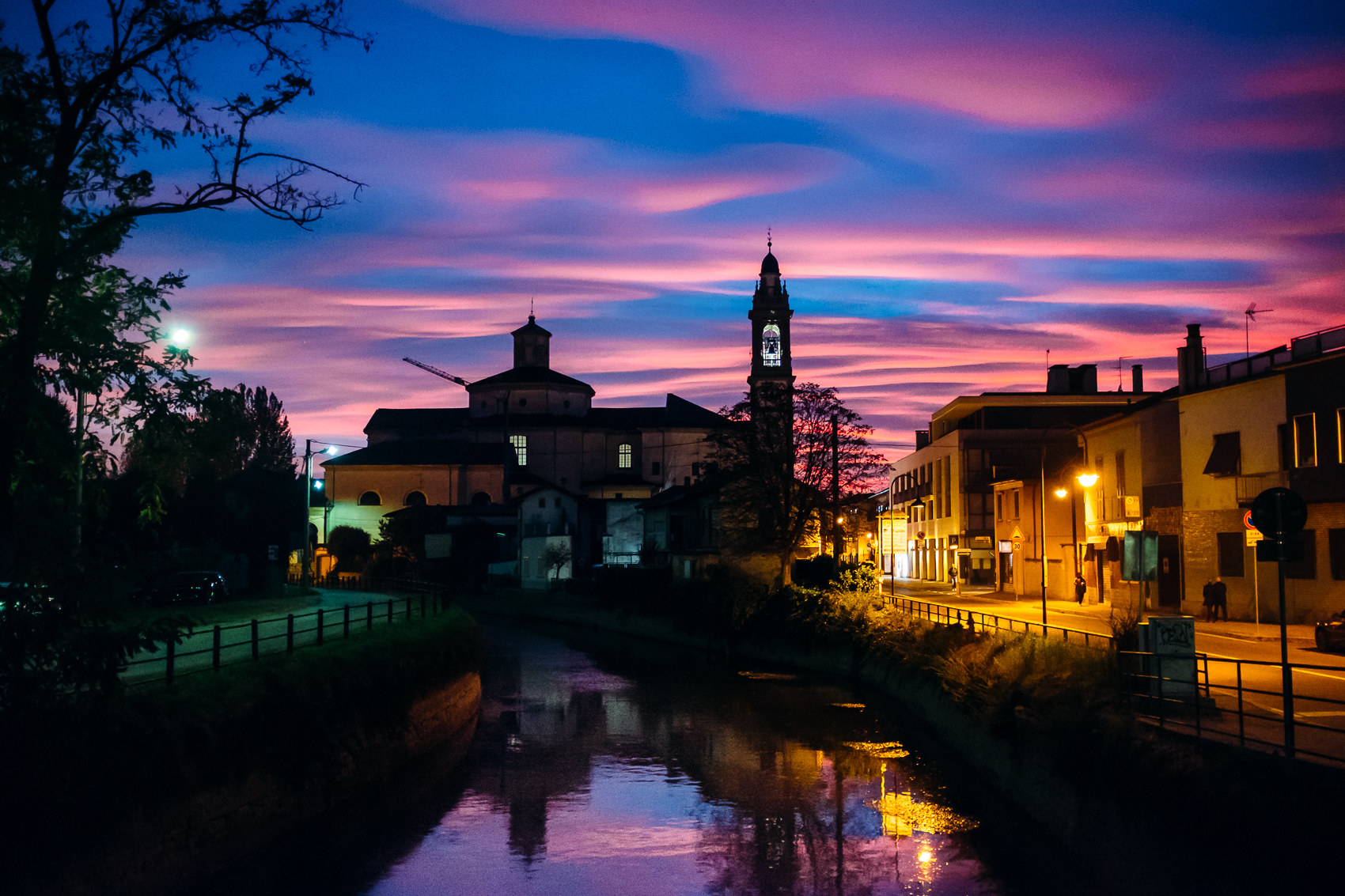 Sunset to the country