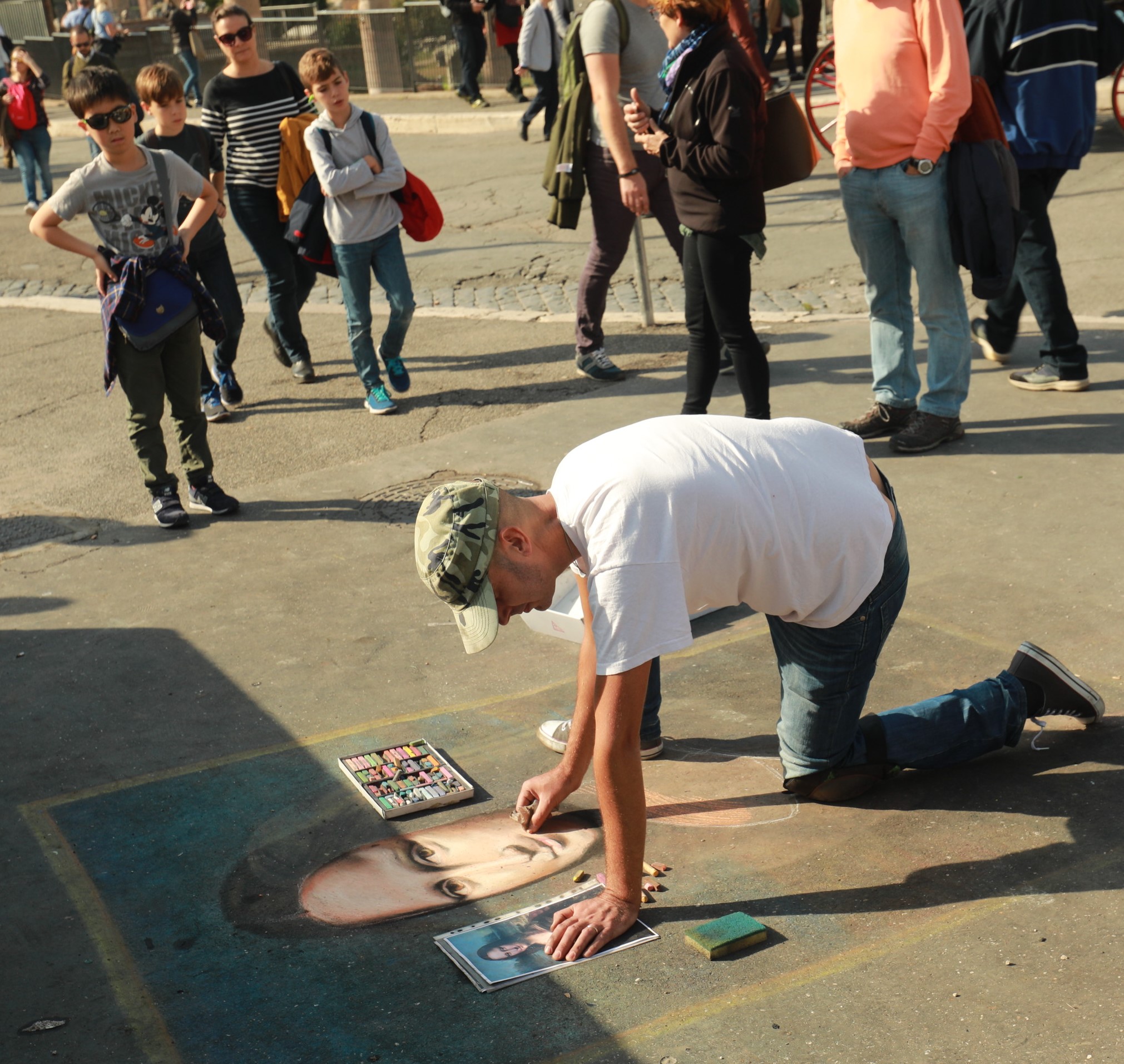 Rome: Street Artist at the Forum