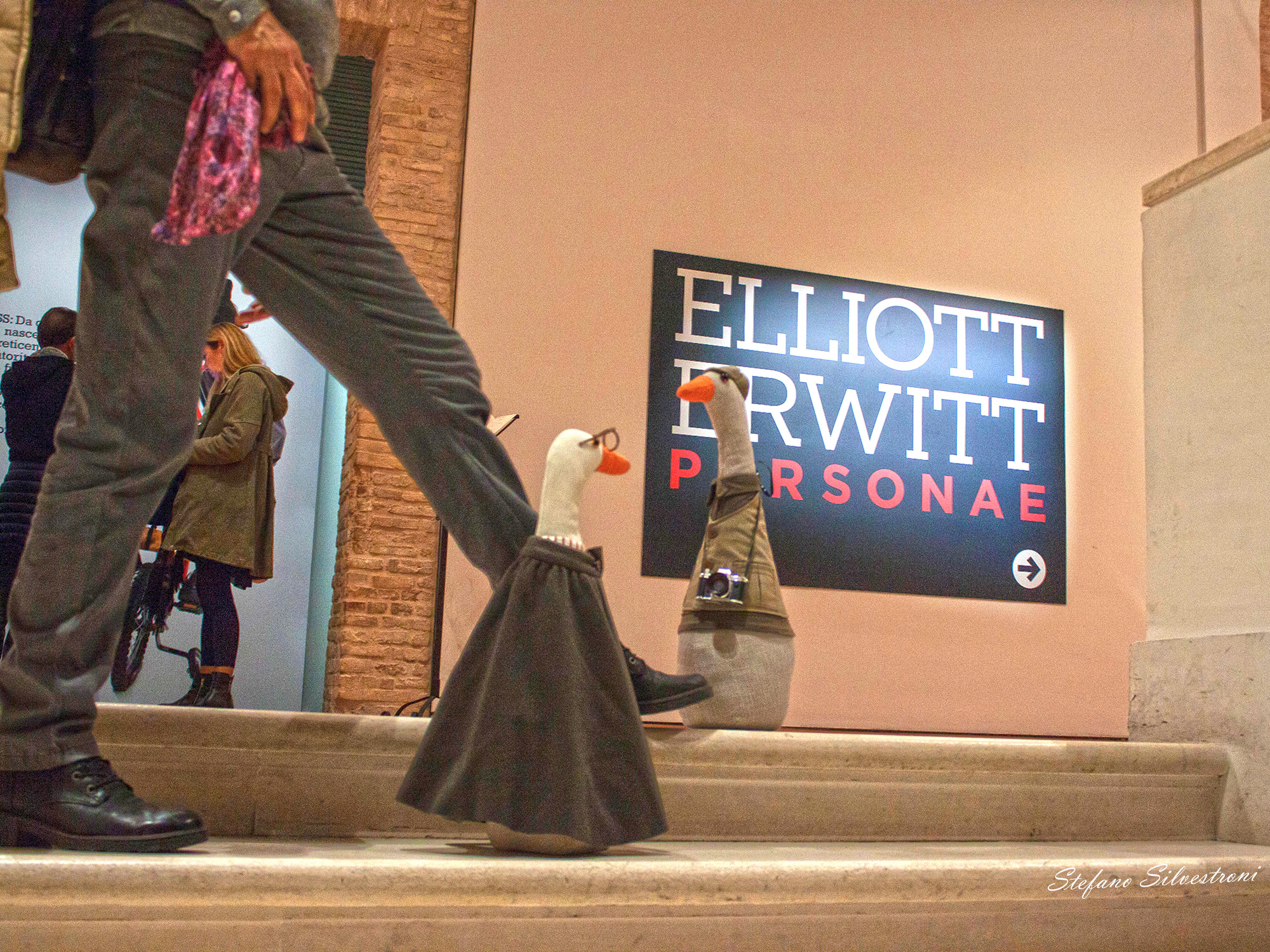 "Attention! Papers to the museum!"