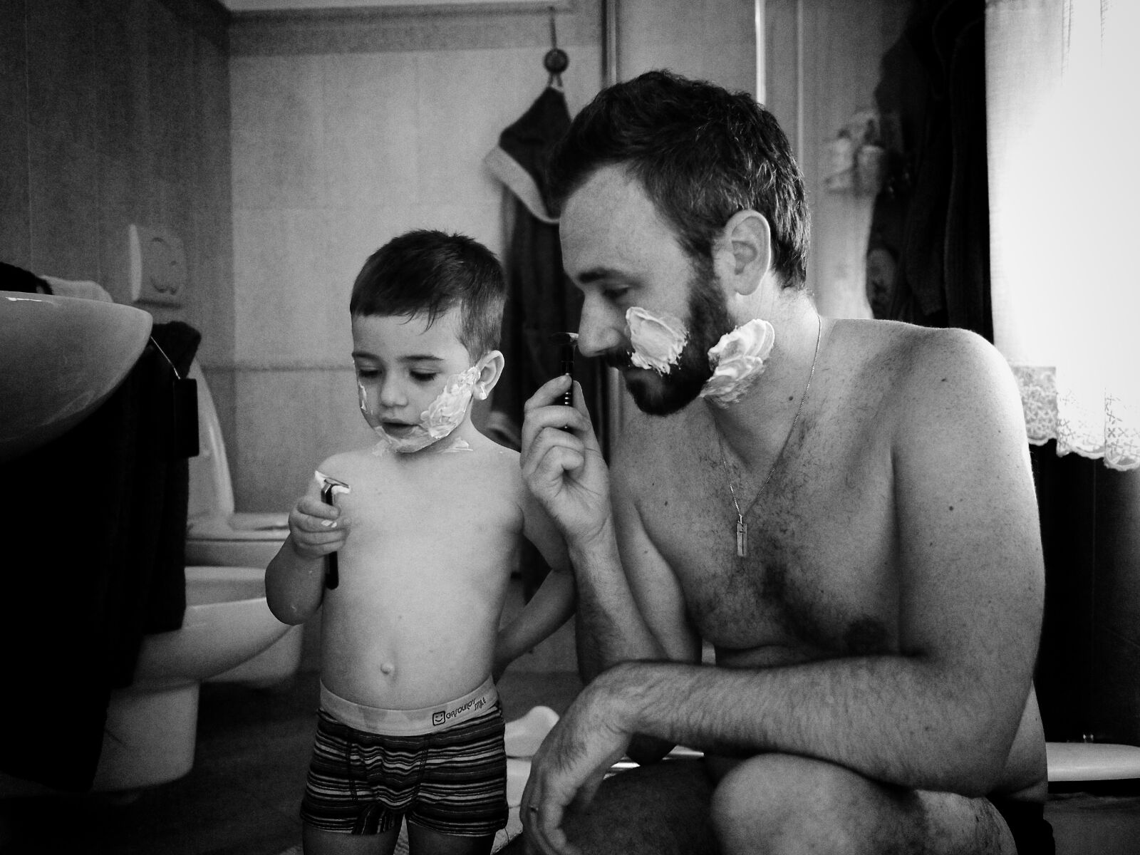 The beard and the men