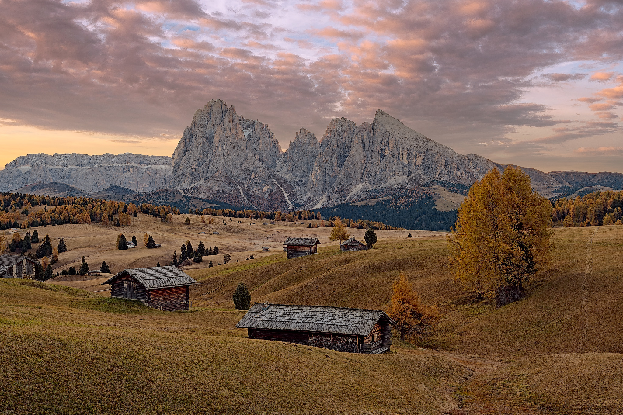 Dolomite's autumn