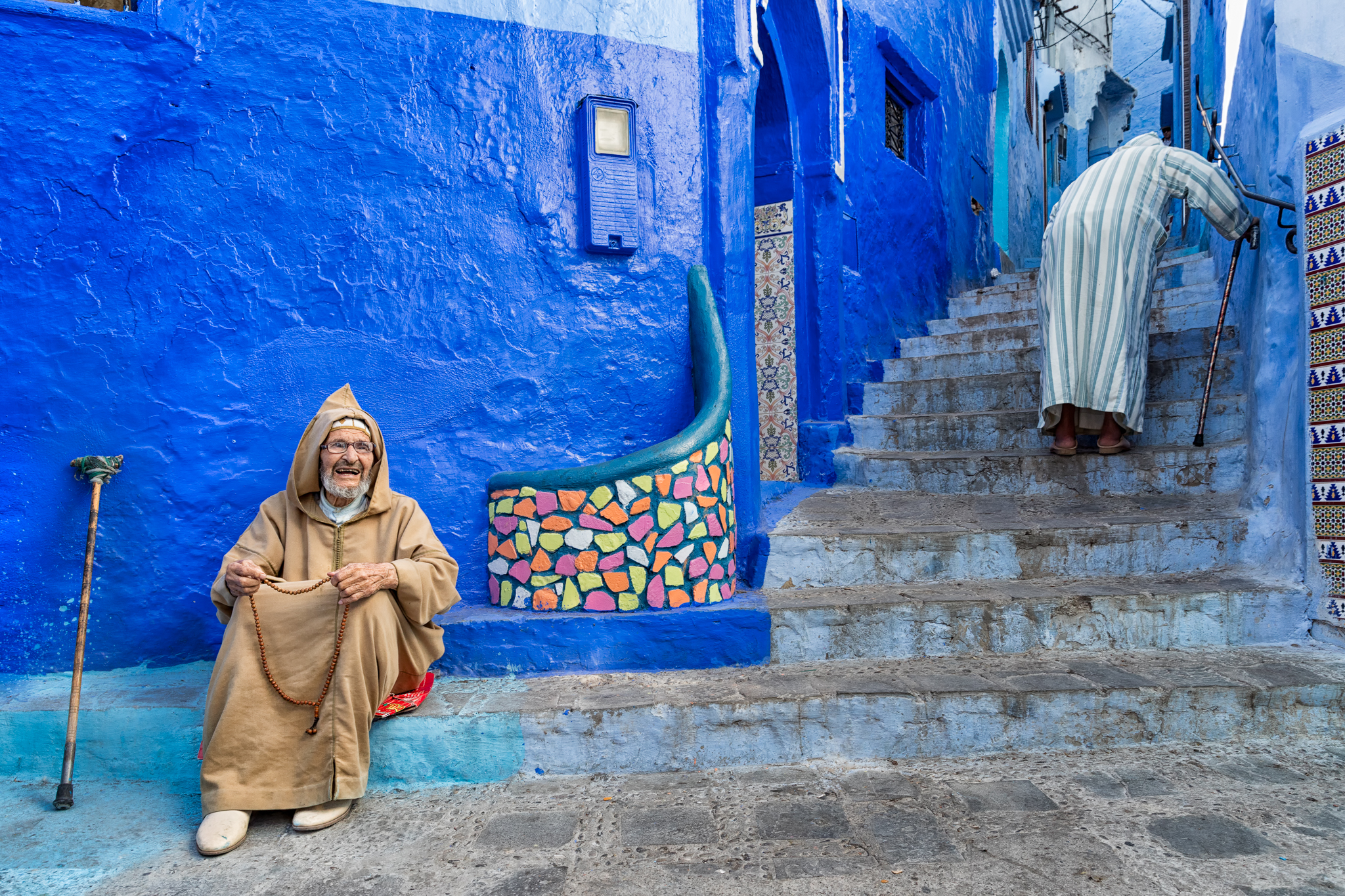 In the alleys of Chefchaouen