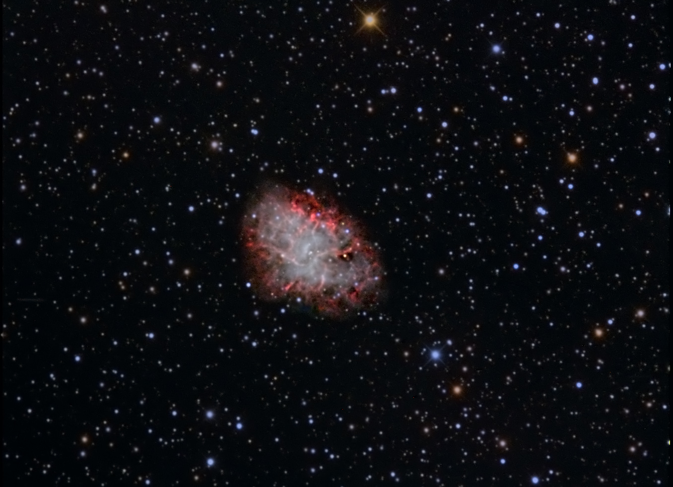 M1 Crab Nebula - rielaborazione