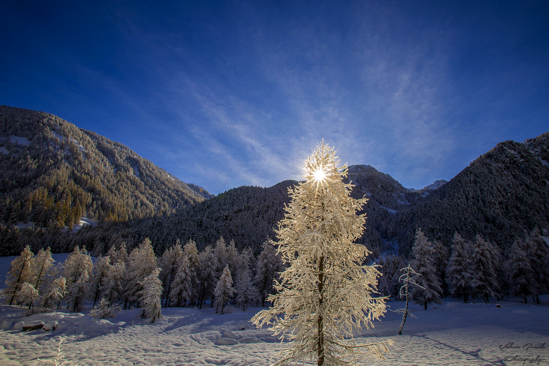 Christmas atmosphere in Valle Stura