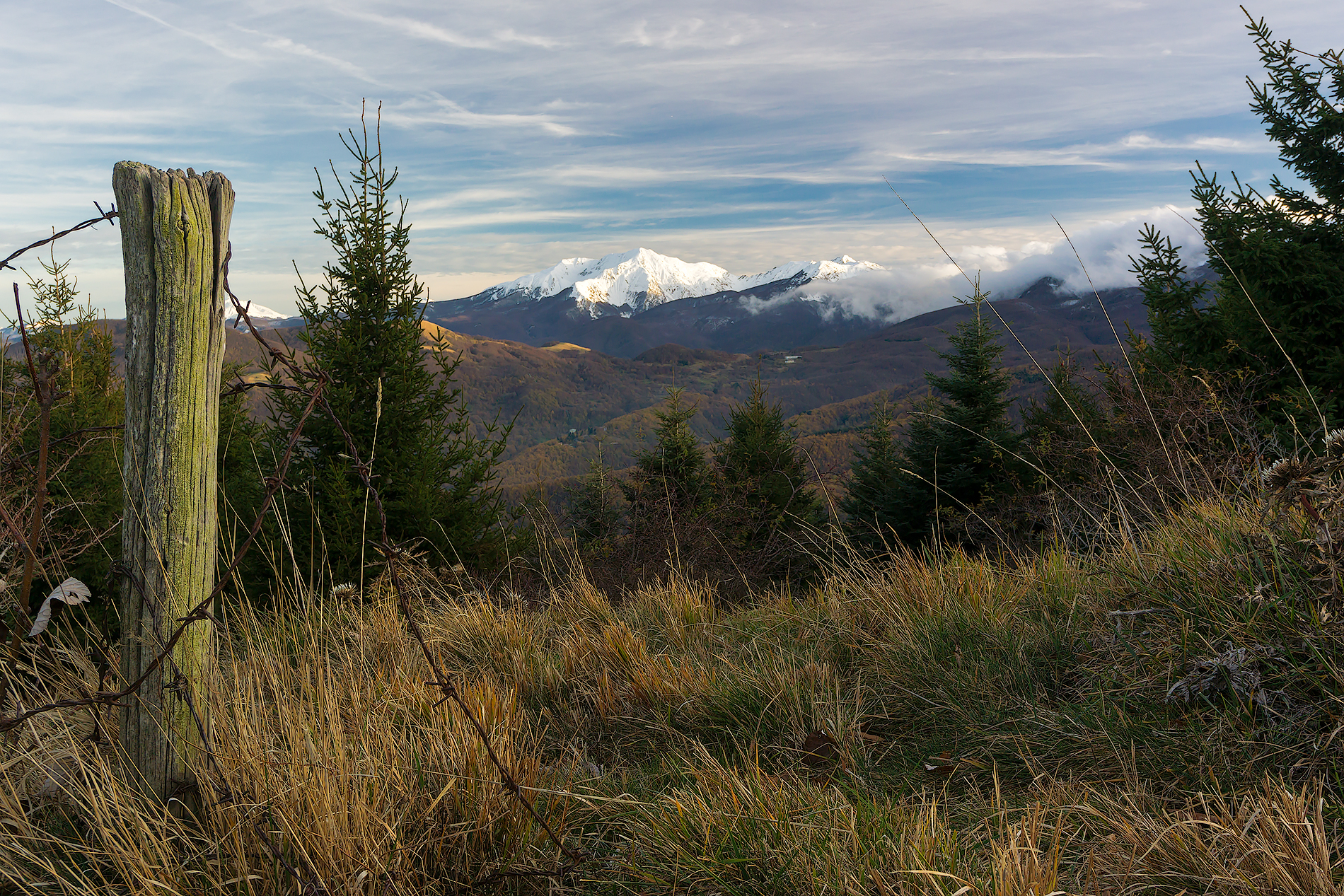 Prima neve sull'Alpe