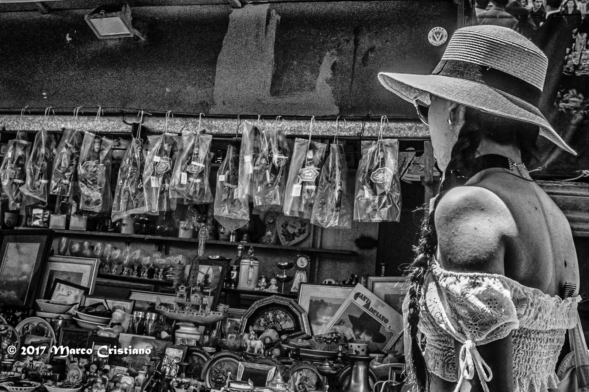 American tourist at Vucciria market (pa)