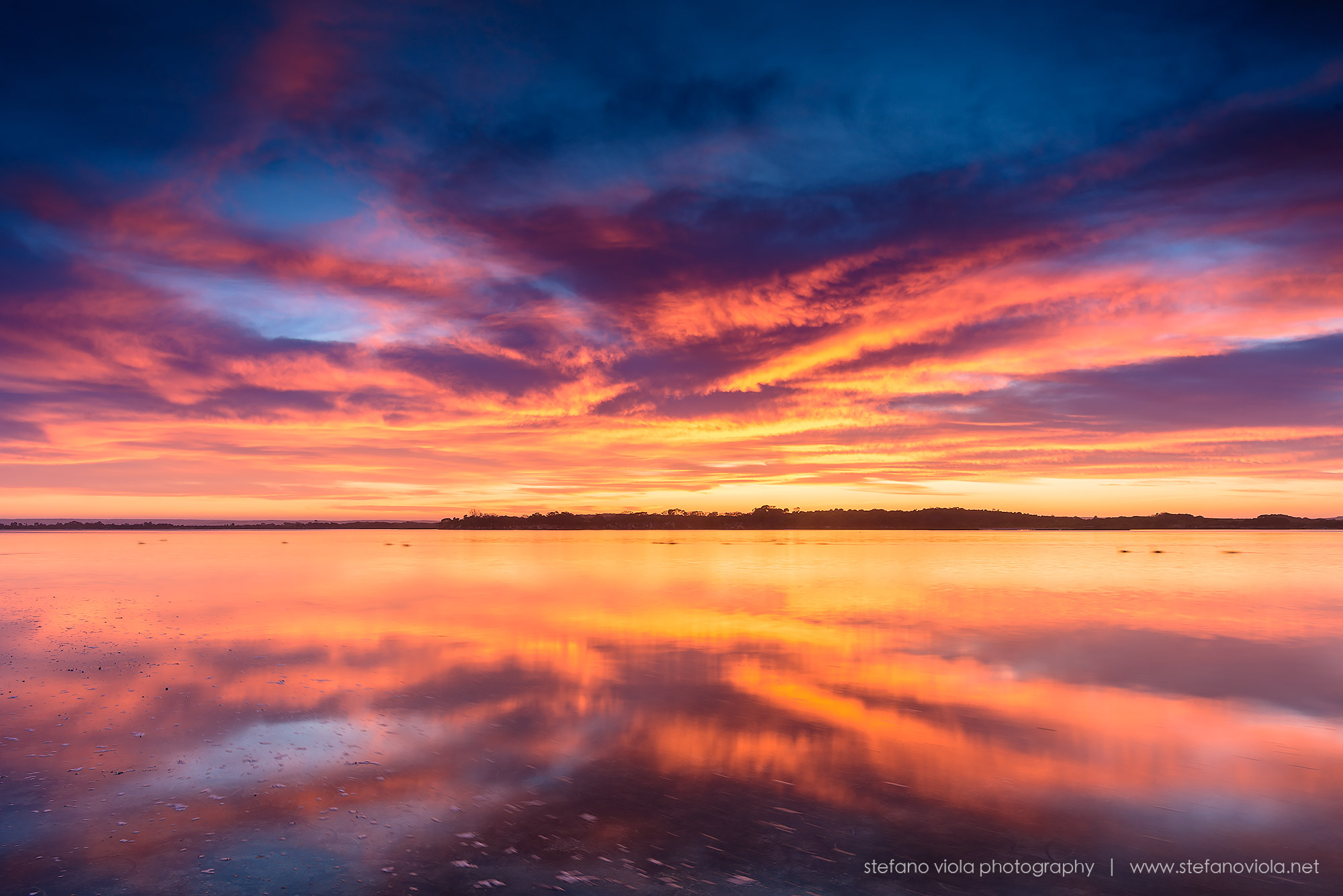 Alba alla laguna dei cigni - Kangaroo Island