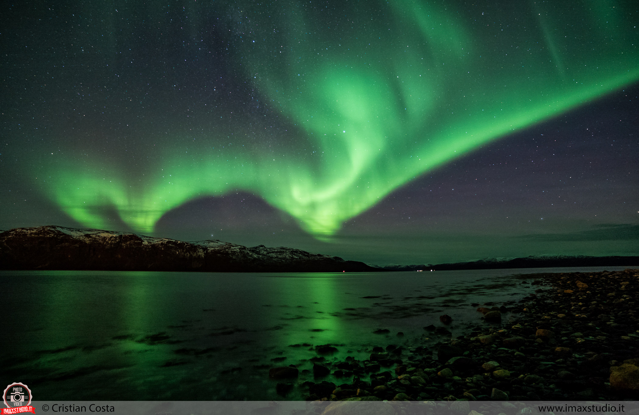 Nordlys above Hansnes