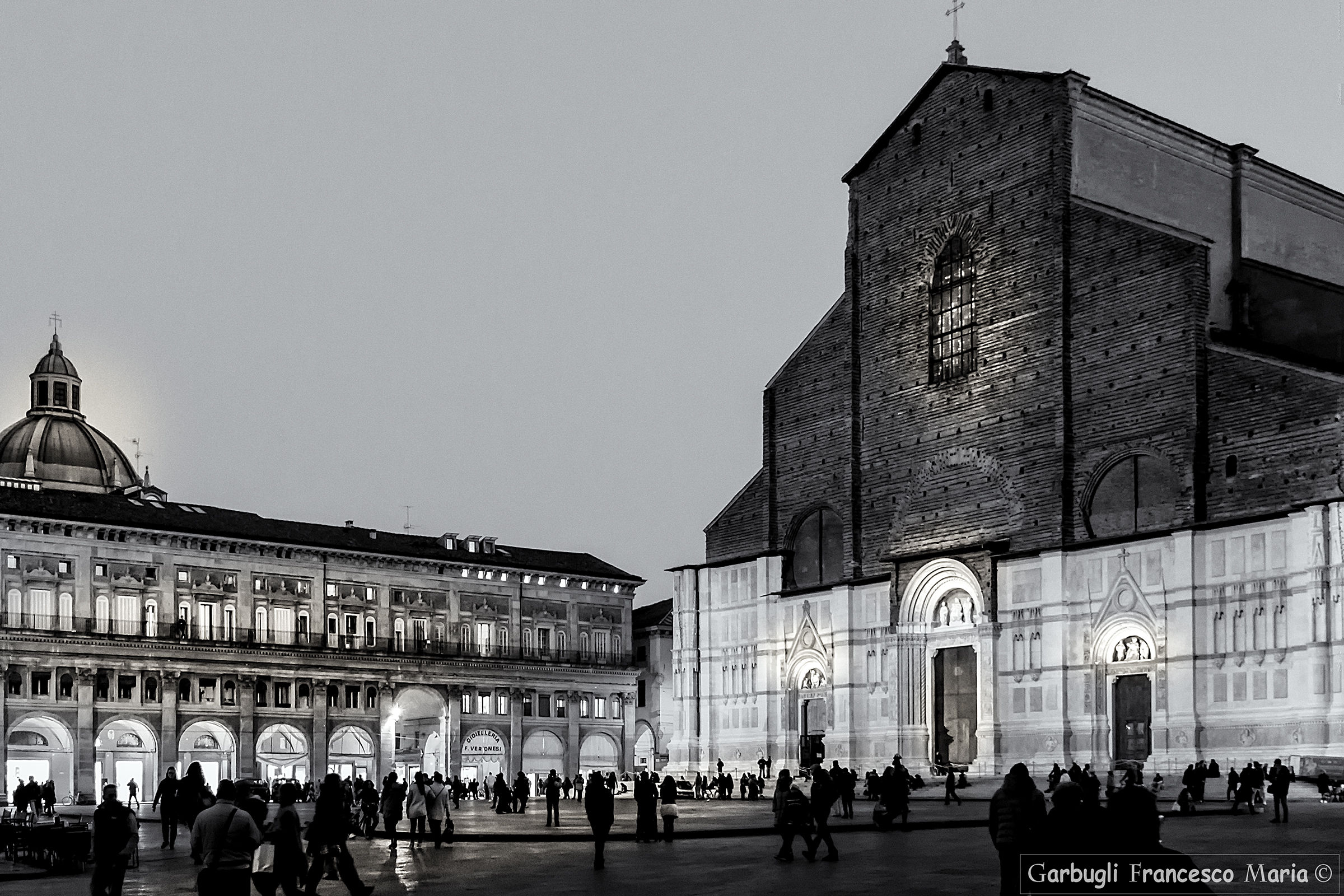 The lights are on in Bologna