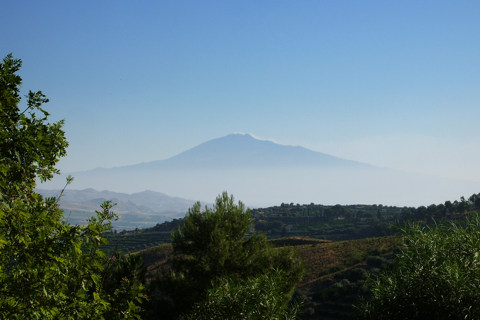 Mount Etna from the countryside