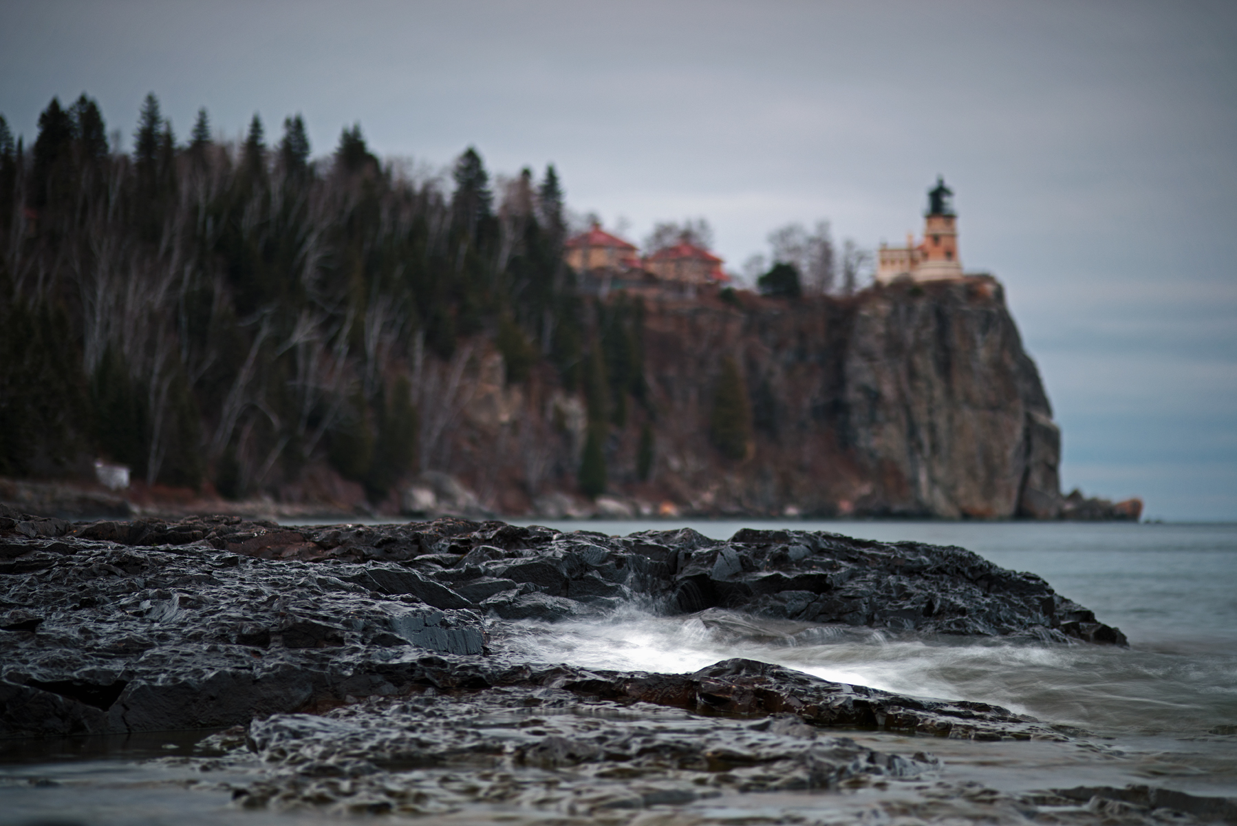 Faro di Split Rock a novembre