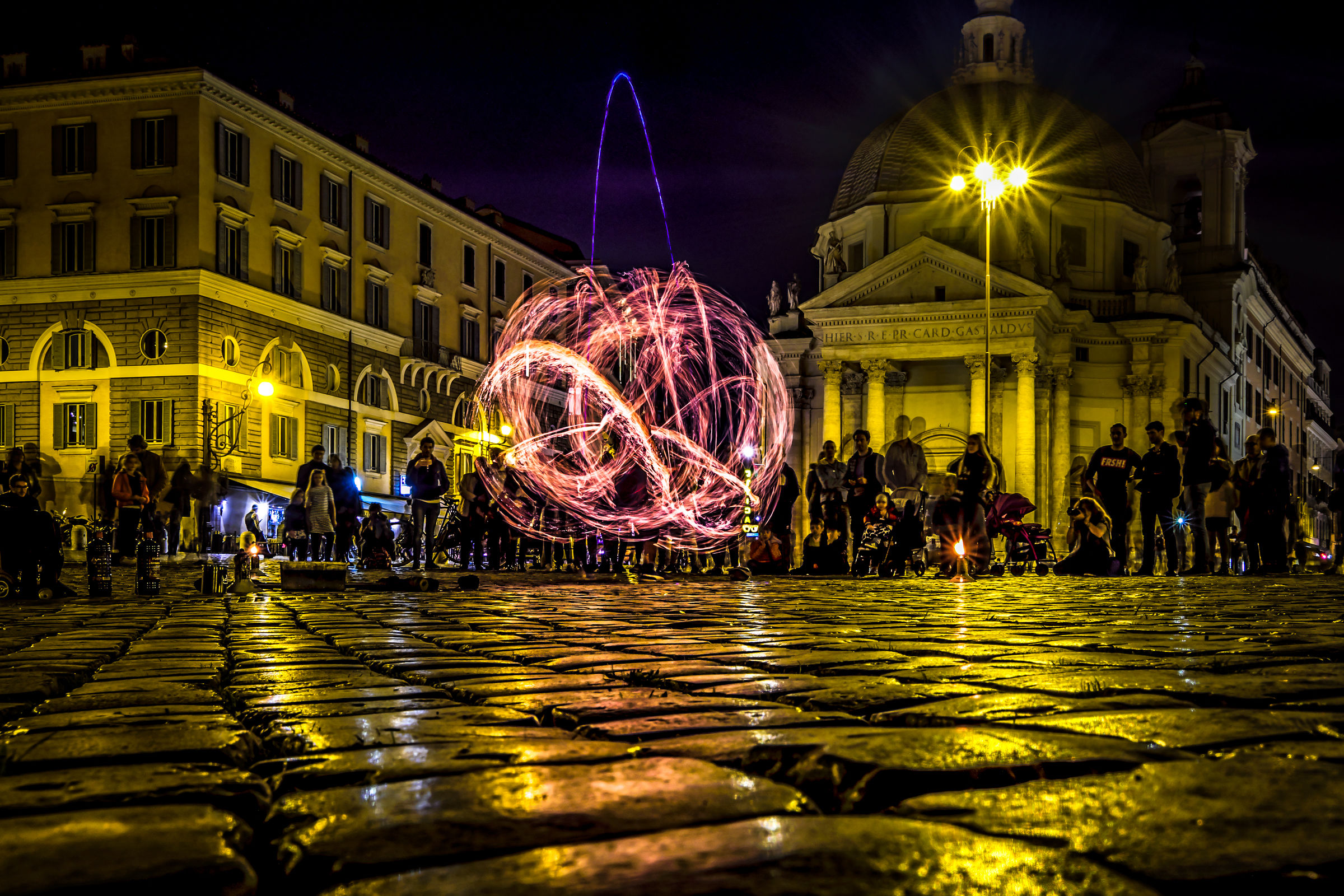 street artists, Rome