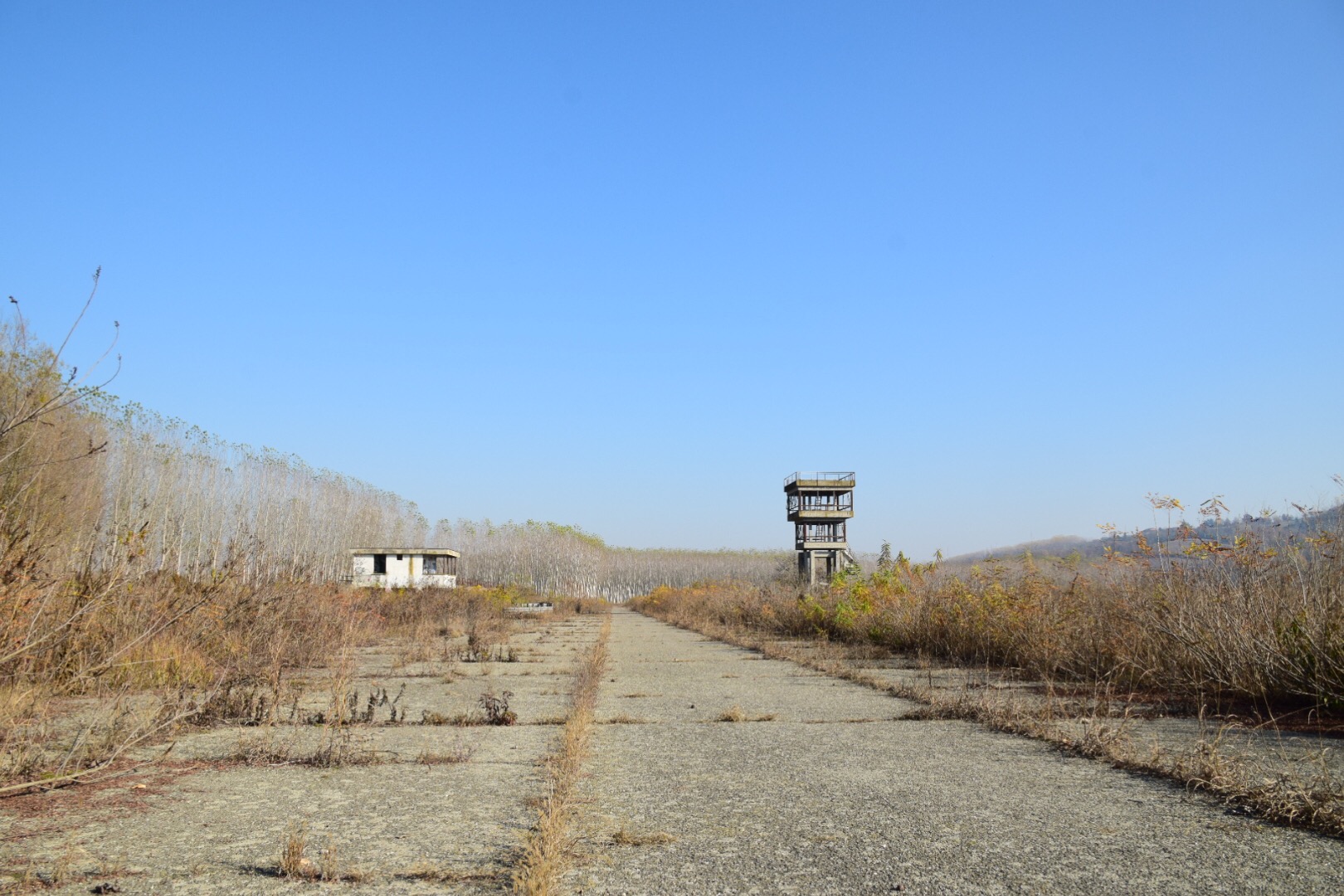 Abandoned track of Morano sul Po