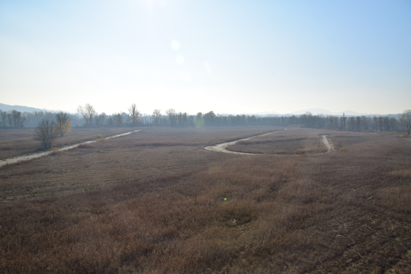Abandoned track of Morano sul Po