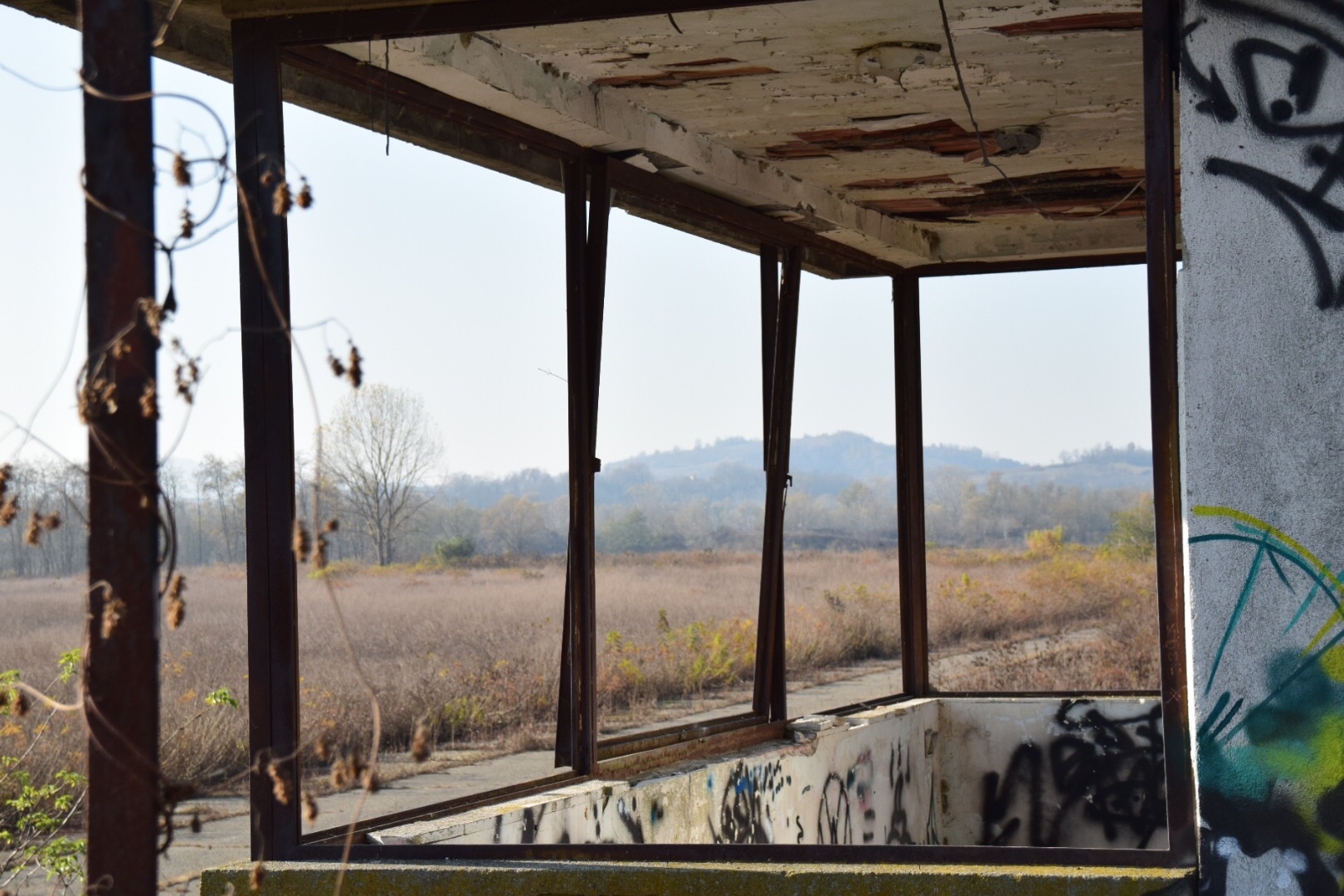 Abandoned track of Morano sul Po