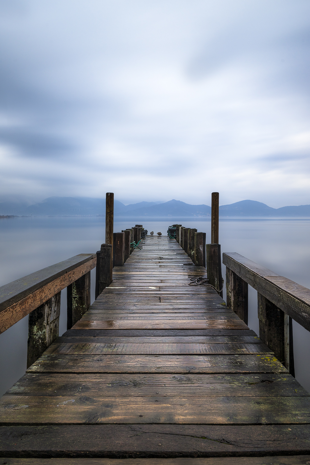 Giornata grigia e piovosa