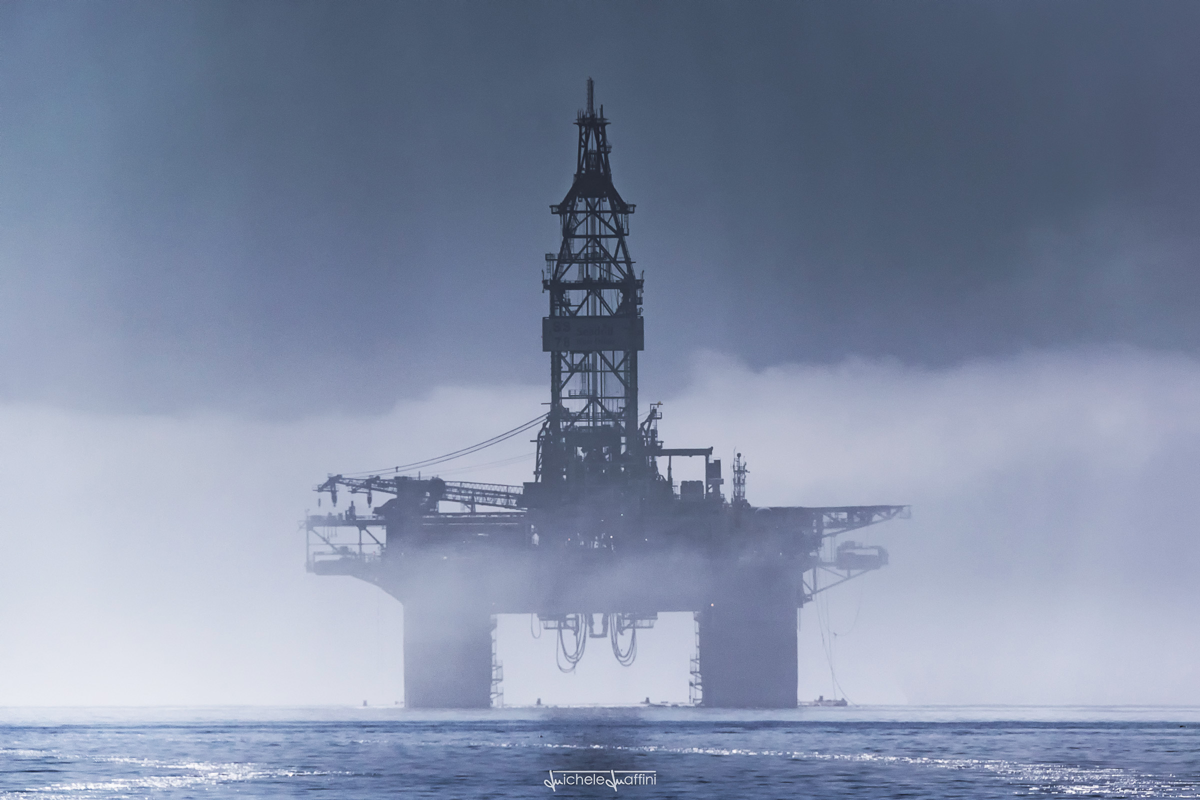 Namibia - Oil platform