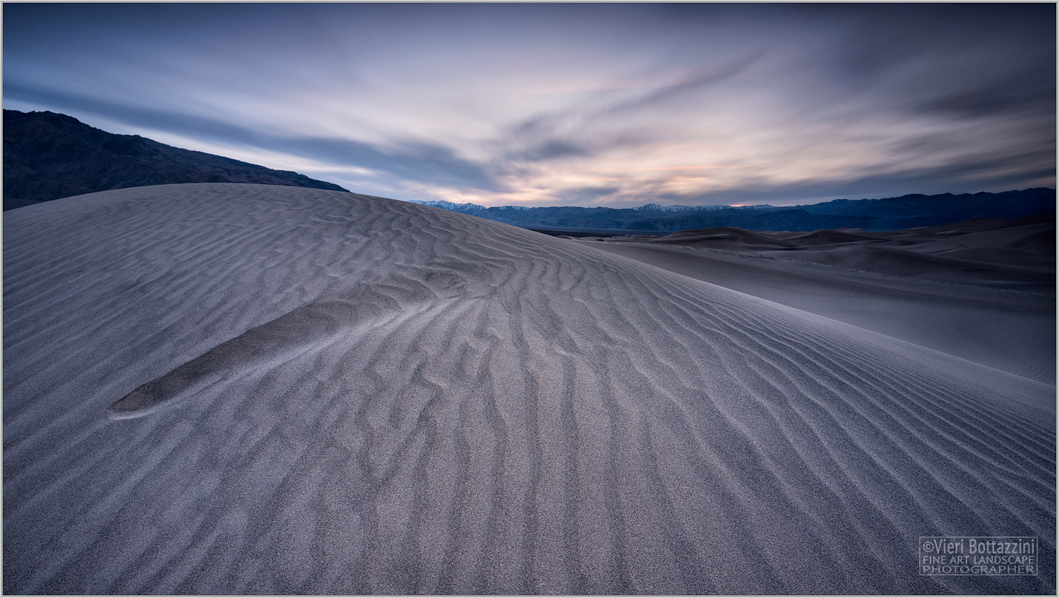 Twilight on Mesquite Dunes