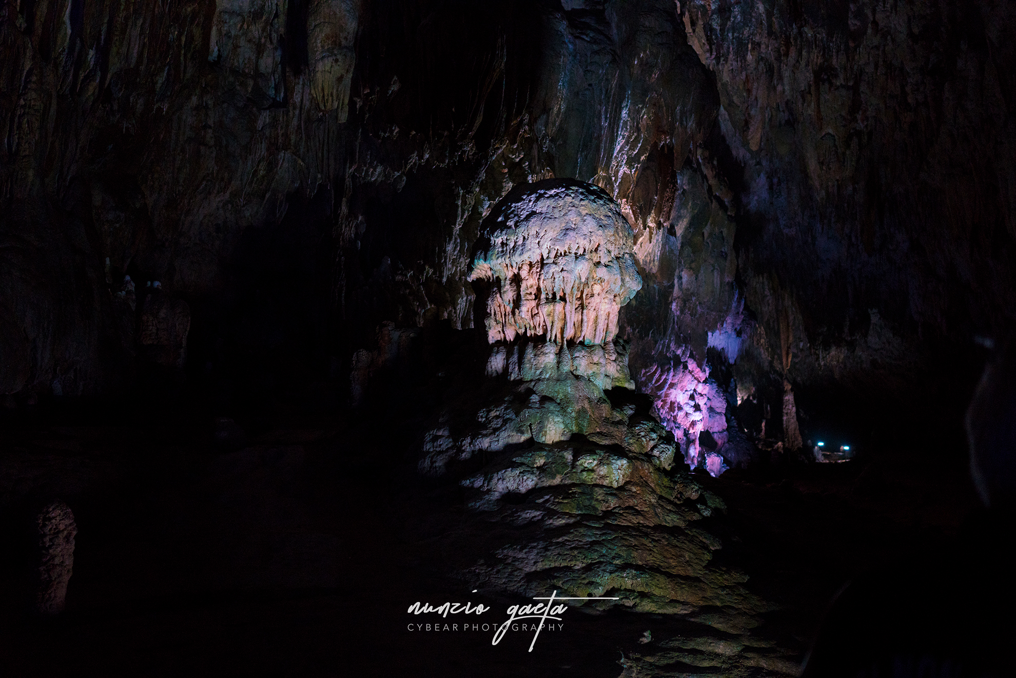 In the caves of Pertosa