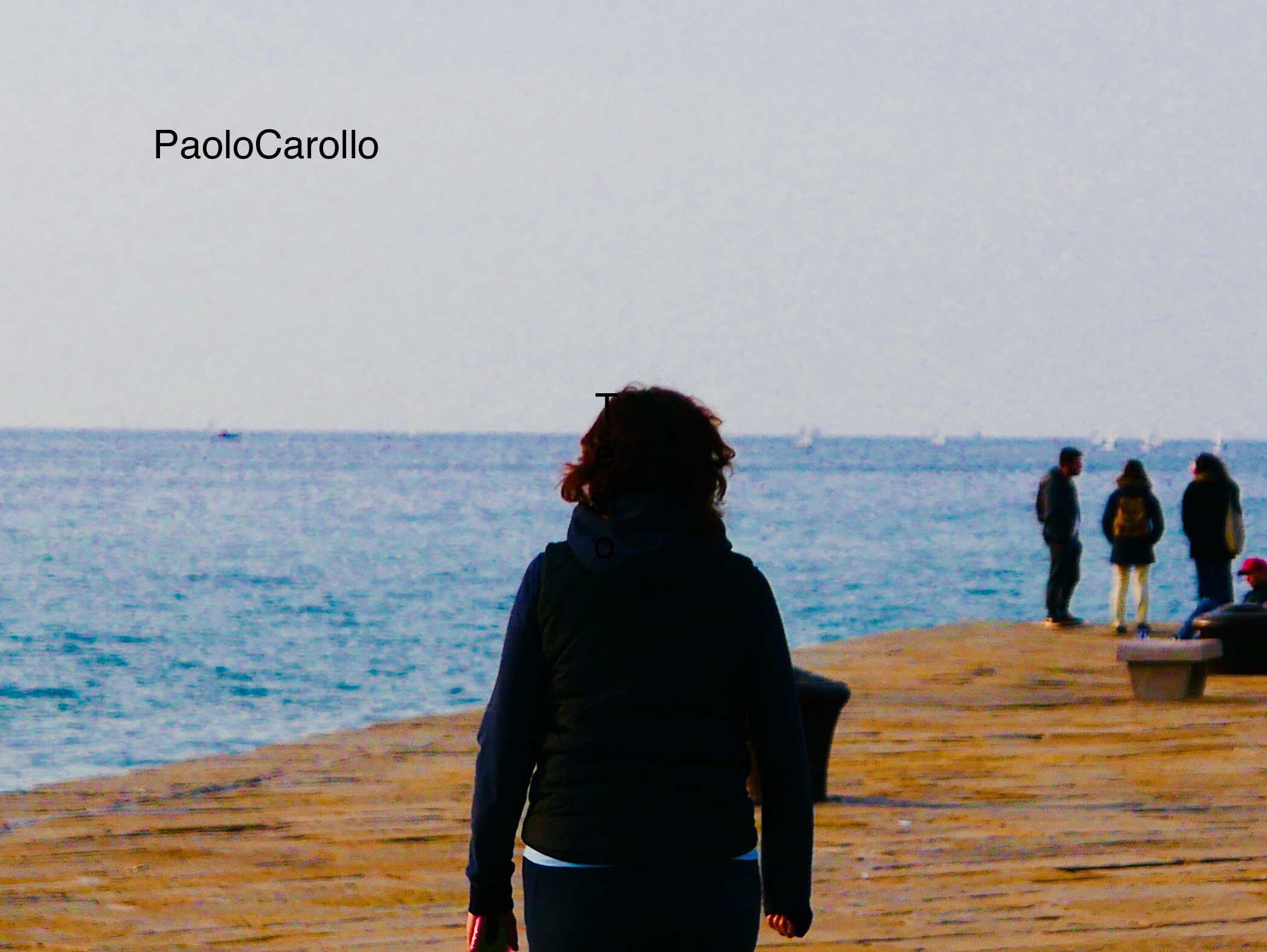 Along the Audace Pier in Trieste